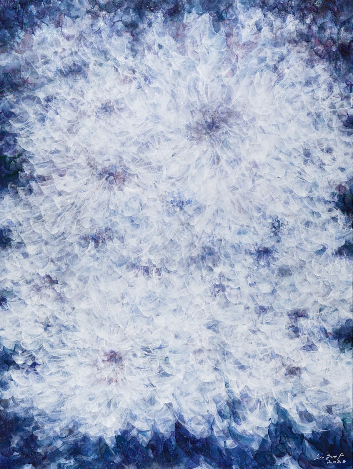 Liu Guofu 劉國夫, Flower No. 23-5 《花 NO. 23-5》, 2023