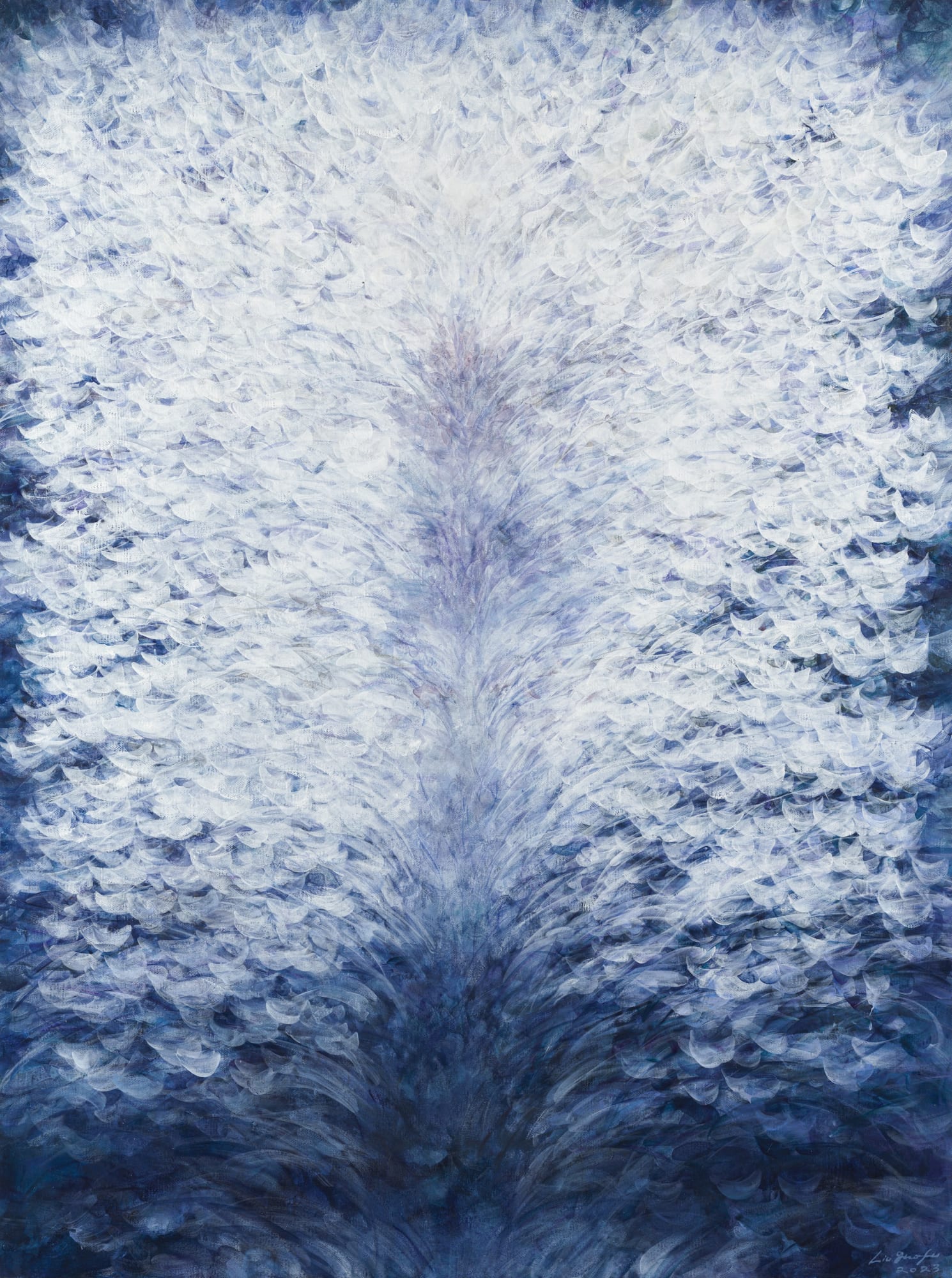 Liu Guofu 劉國夫, Flower No.23-6 《花23-6》, 2023