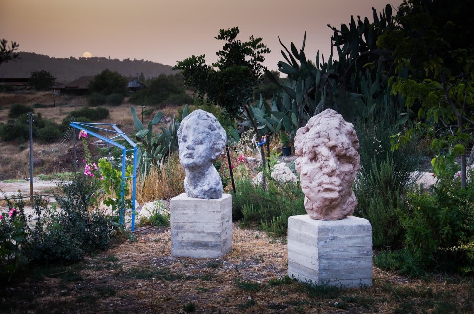 Avner Levinson Outdoor sculptures, 2019 Hydrocal
