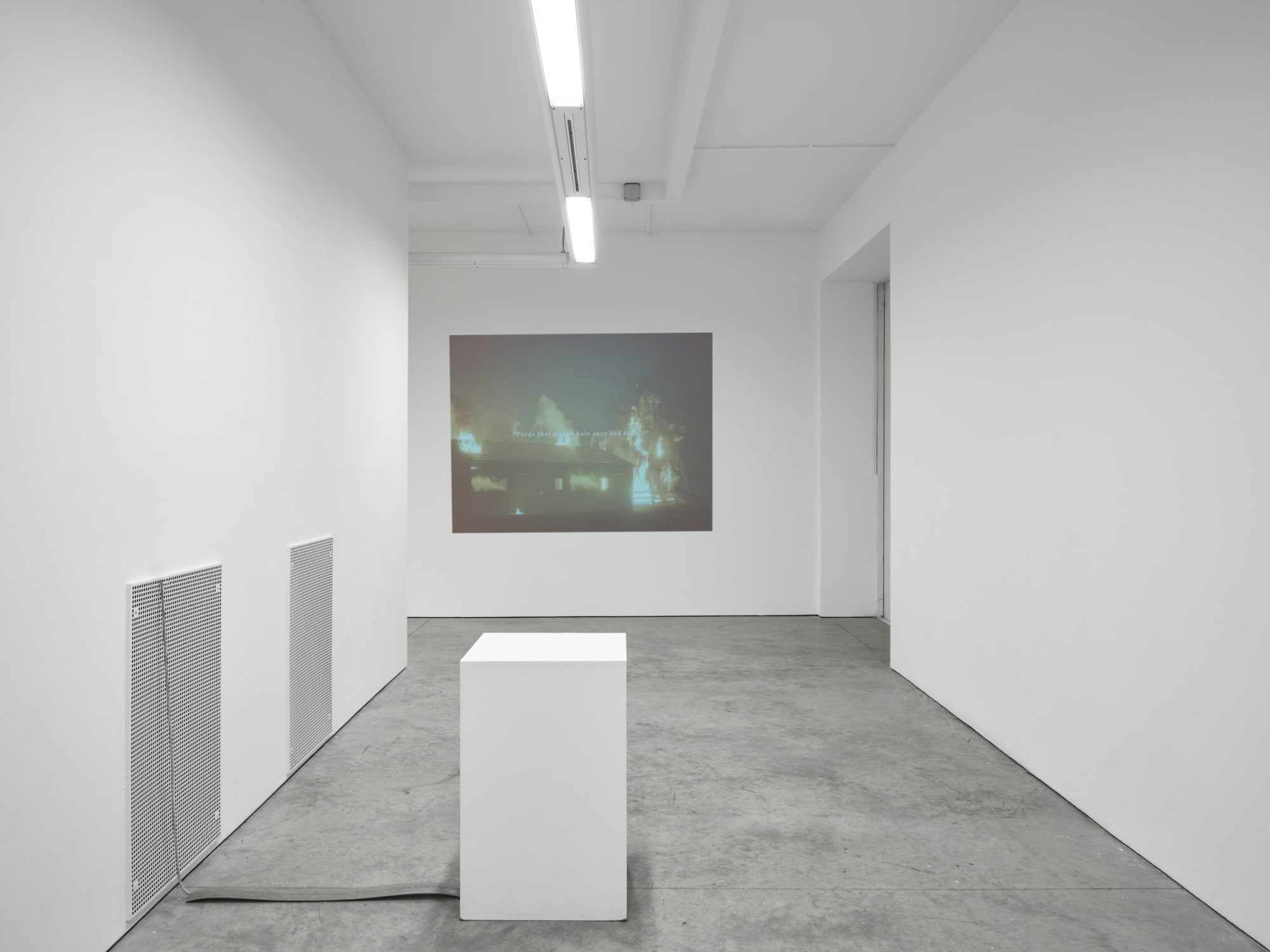 Installation view of In the Fire, 2 - 25 February 2023 Ground Floor Gallery Photo: Reinis Lismanic