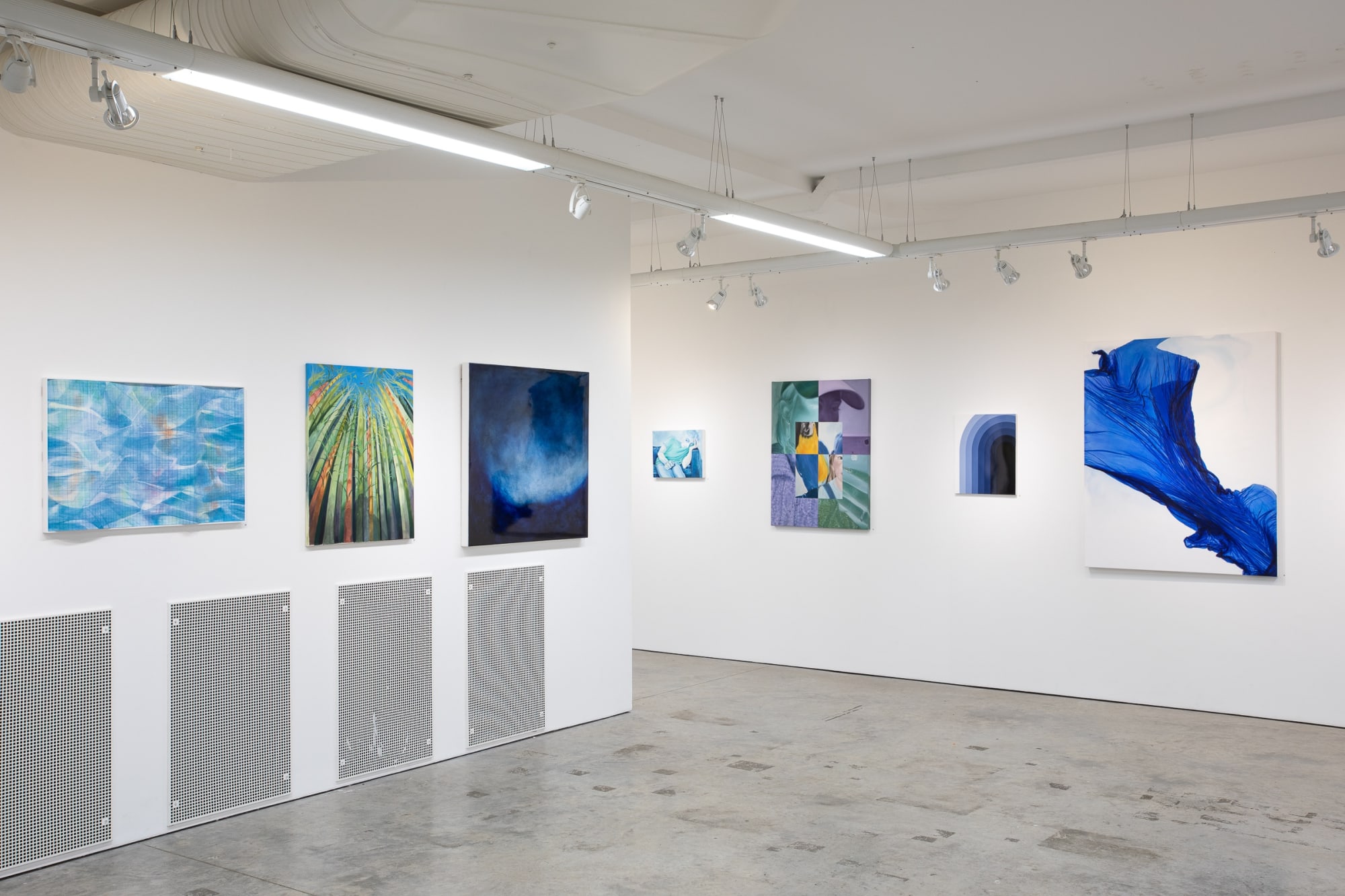 Installation view A slash of Blue- March 2023 Photo: Josef Konczak