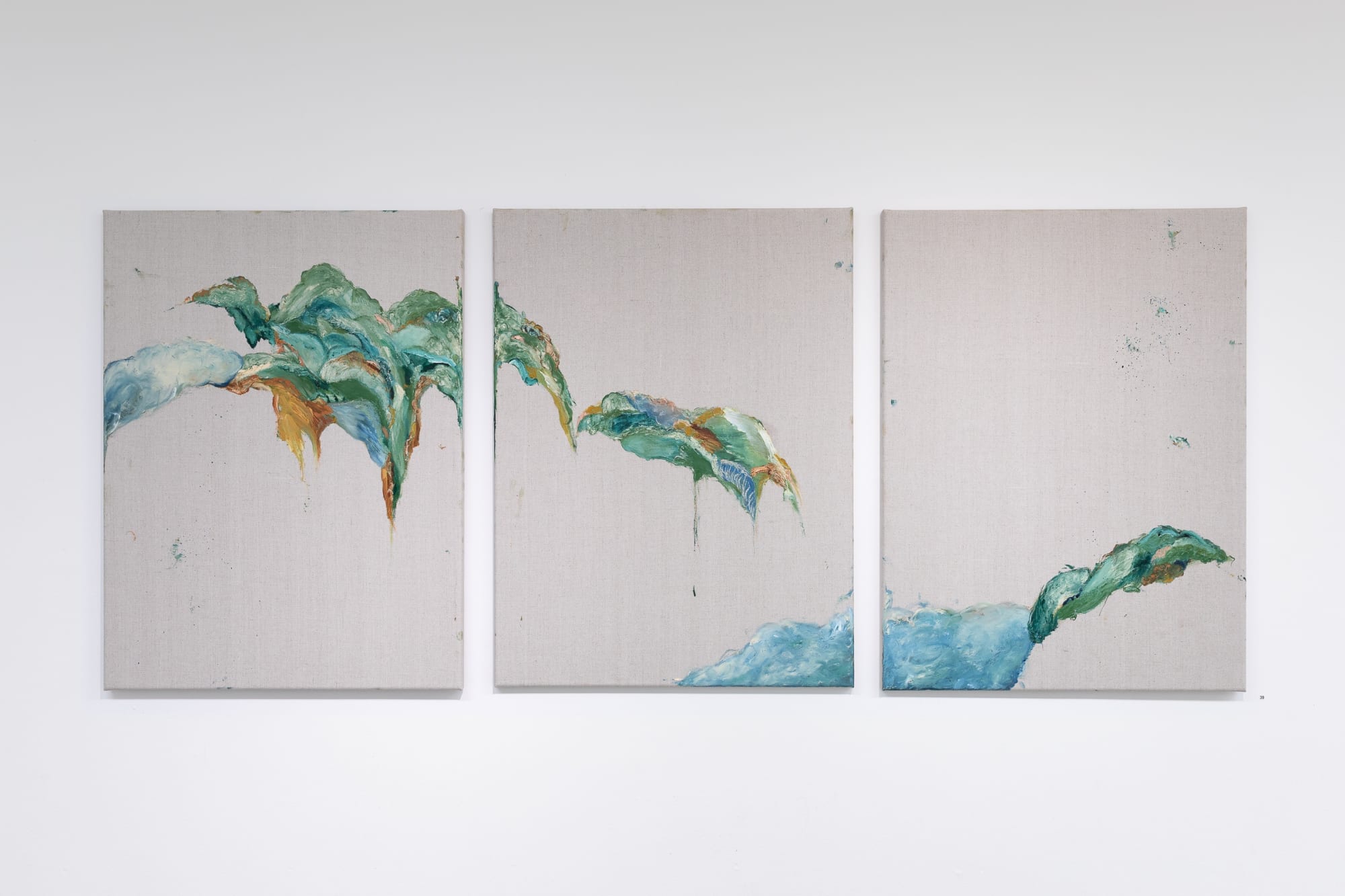 Installation view A slash of Blue- March 2023 Photo: Josef Konczak