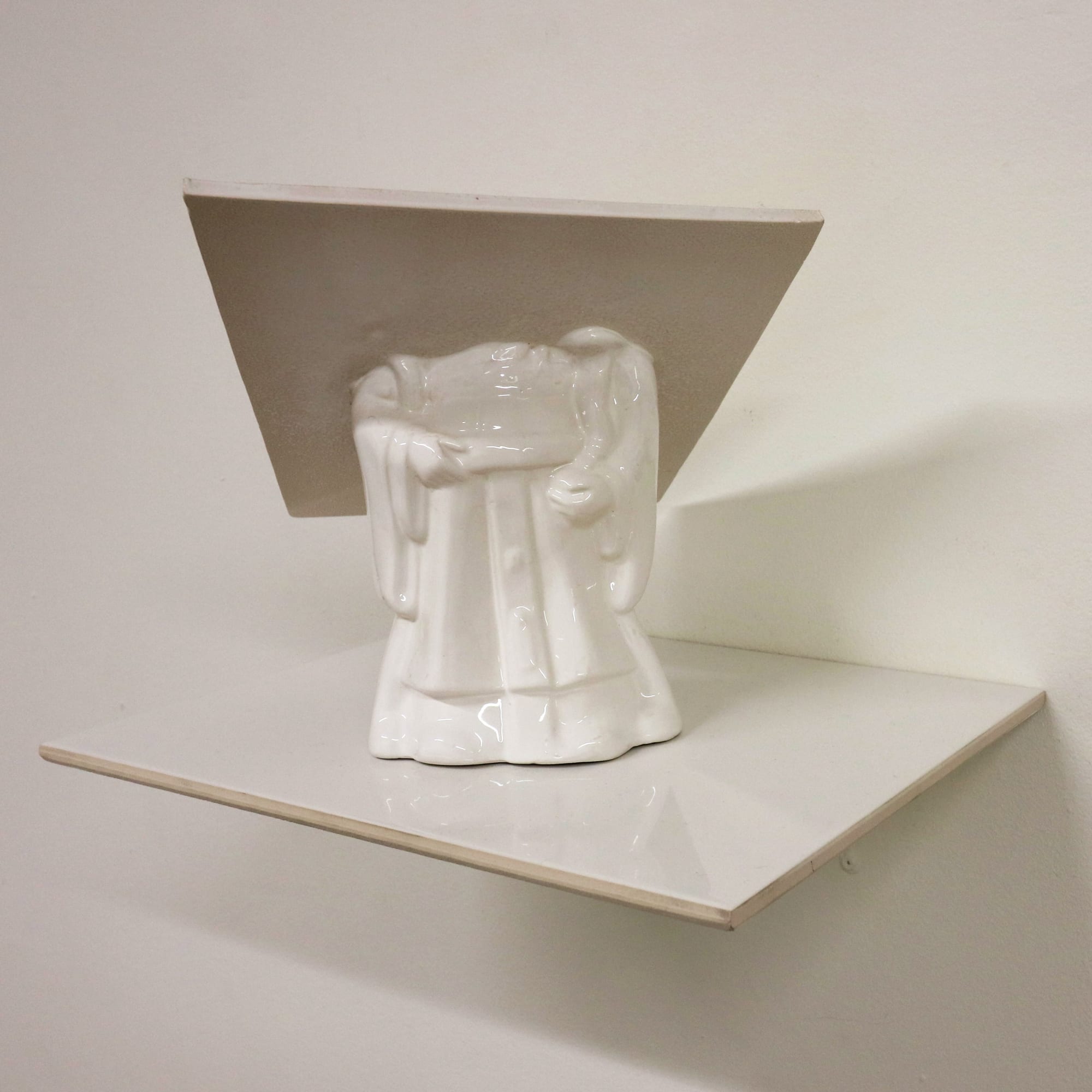 DAVID HUGHES EBAY STILL LIFE, 2017, SLIP CAST CERAMIC, WHITE EARTHENWARE GLAZE