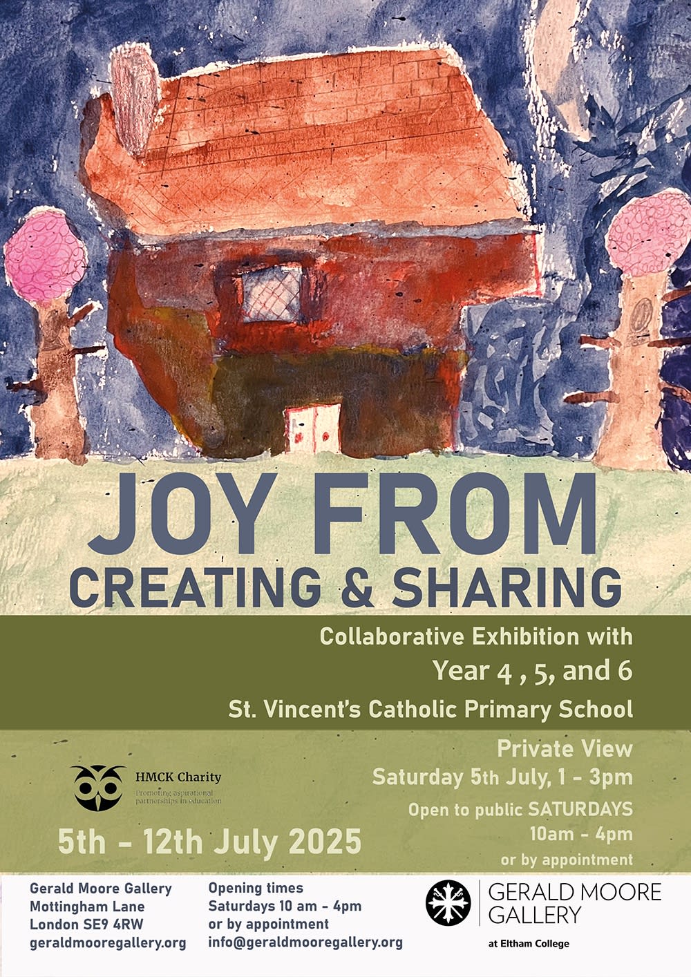 Joy from Creating and Sharing: Year 4 - 6 student from St. Vincent's Catholic Primary School, Mottingham