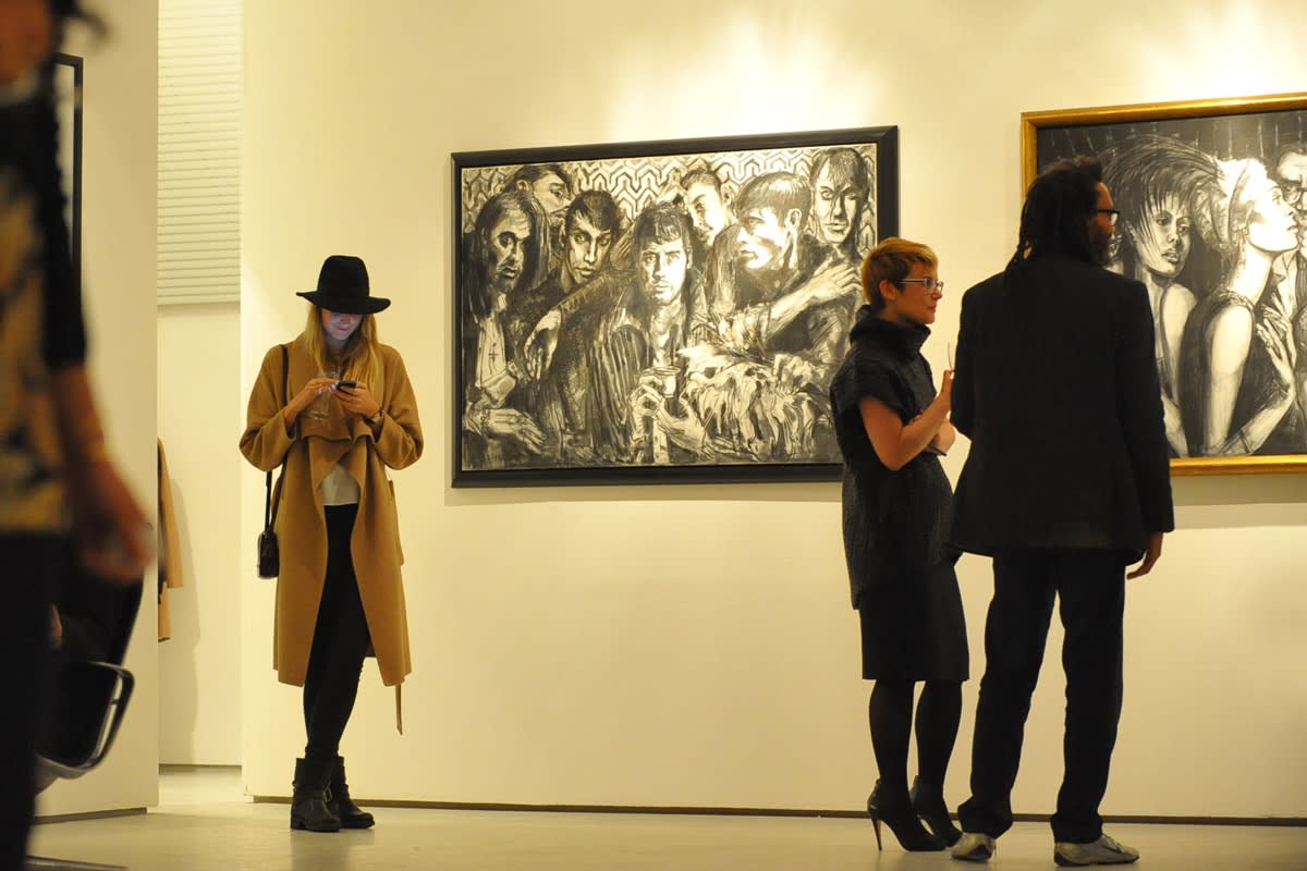 THE FIRST LONDON EXHIBITION