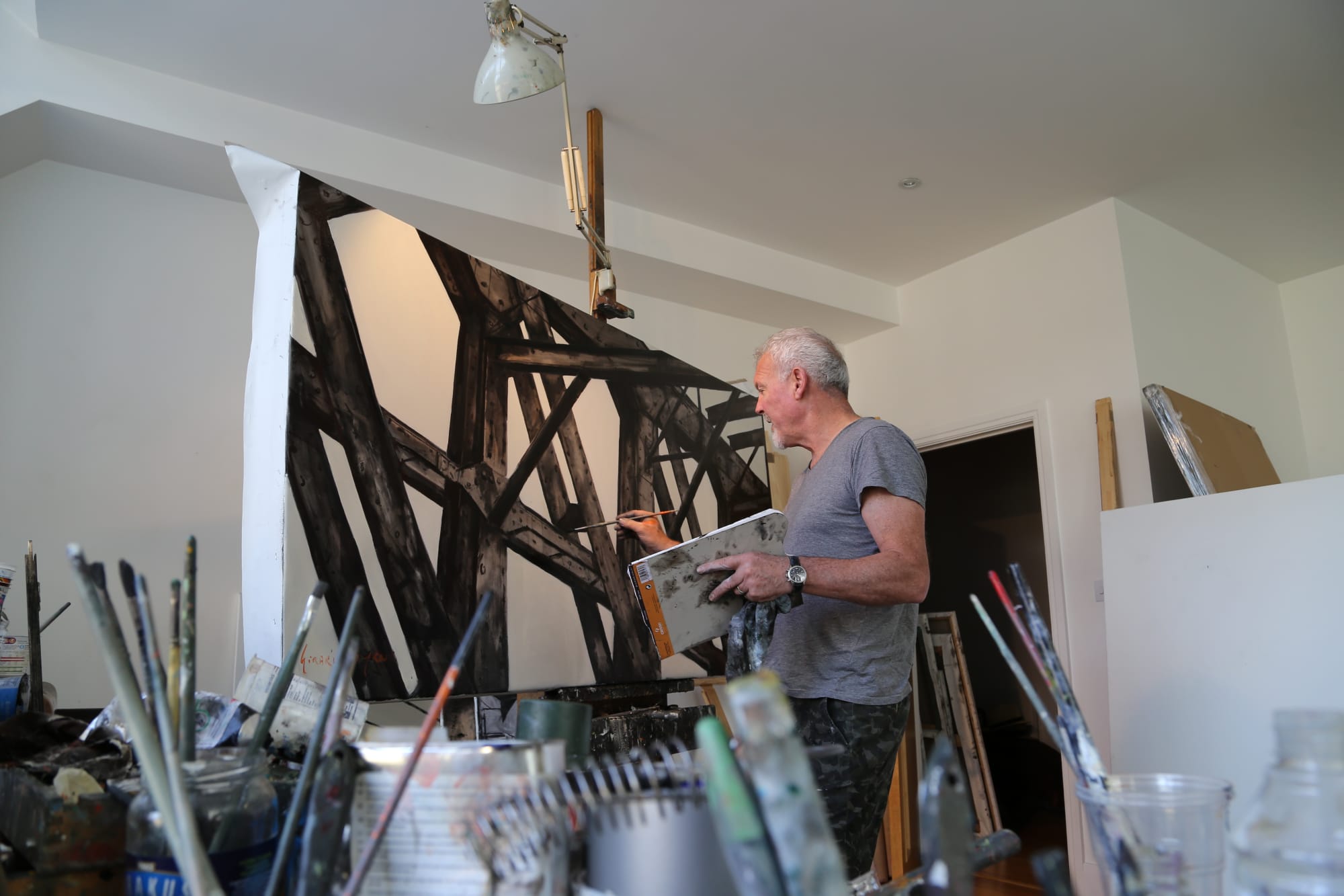 06 JUNE 2018 GERARD BYRNE STUDIO, SHOREDITCH, LONDON Back to Black photo: Agata Byrne