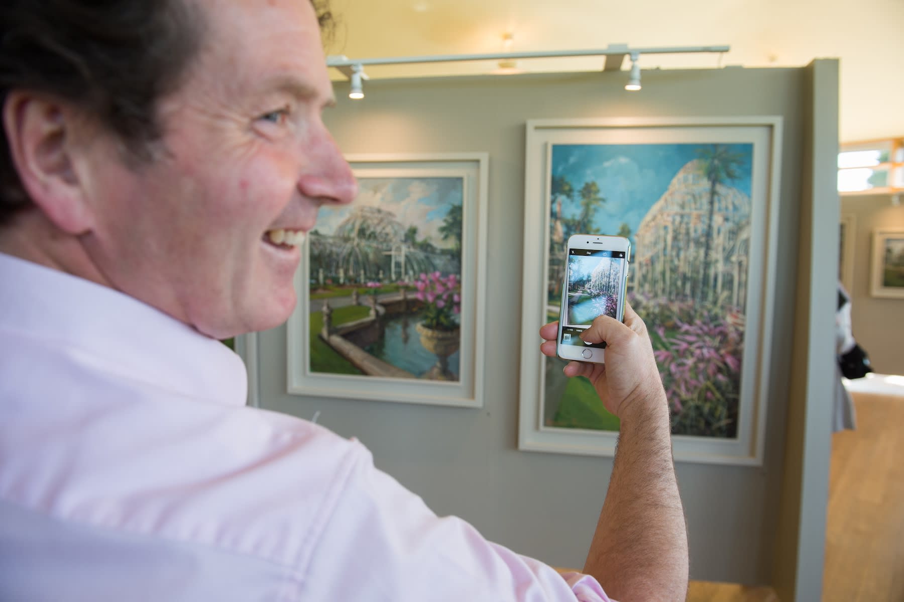 21 JUNE 2018 NATIONAL BOTANIC GARDENS OF IRELAND, DUBLIN Diarmuid Gavin launching Inside Outside & Beyond exhibition photo: Barry Cronin
