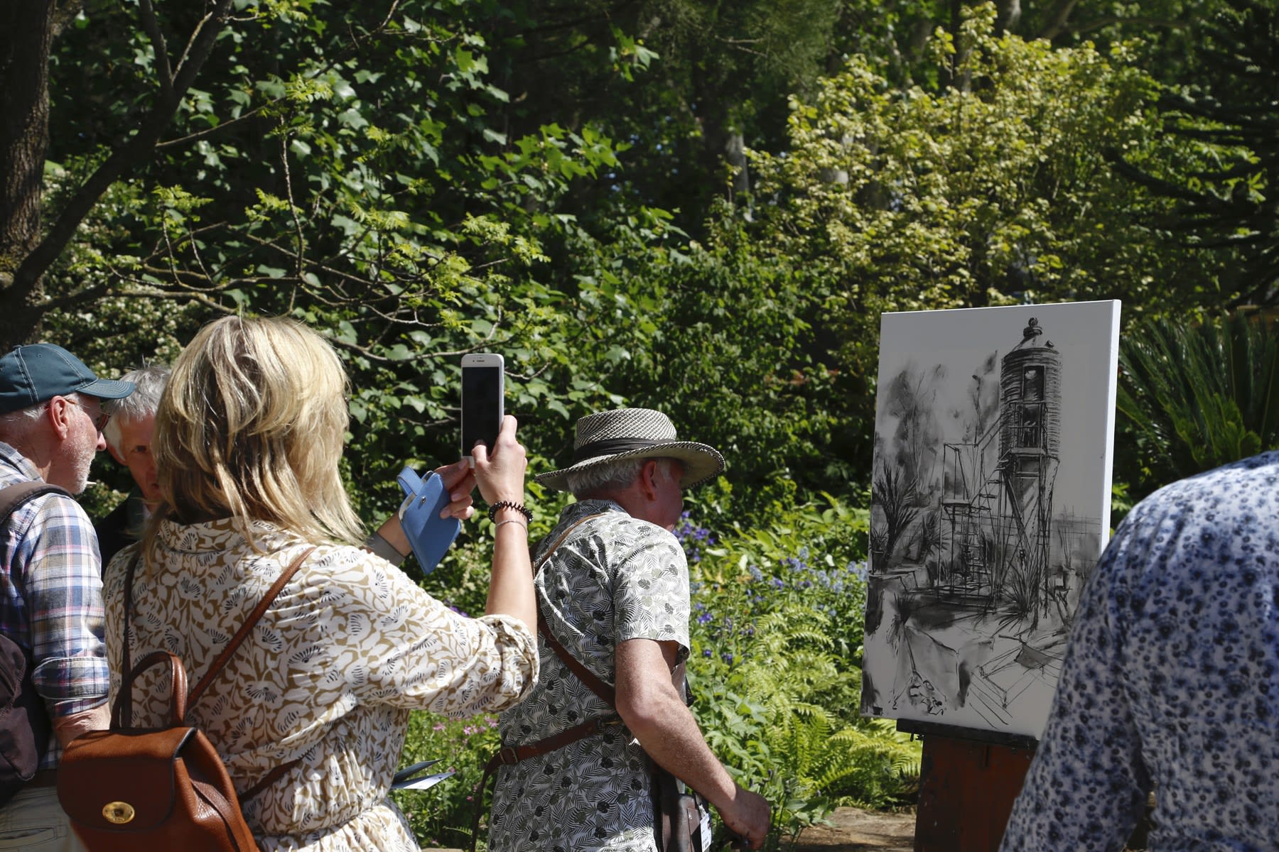21 MAY 2019 CHELSEA FLOWER SHOW, LONDON The Resilience Garden, Designer: Sarah Eberle The Grain Silo photo: Agata Byrne