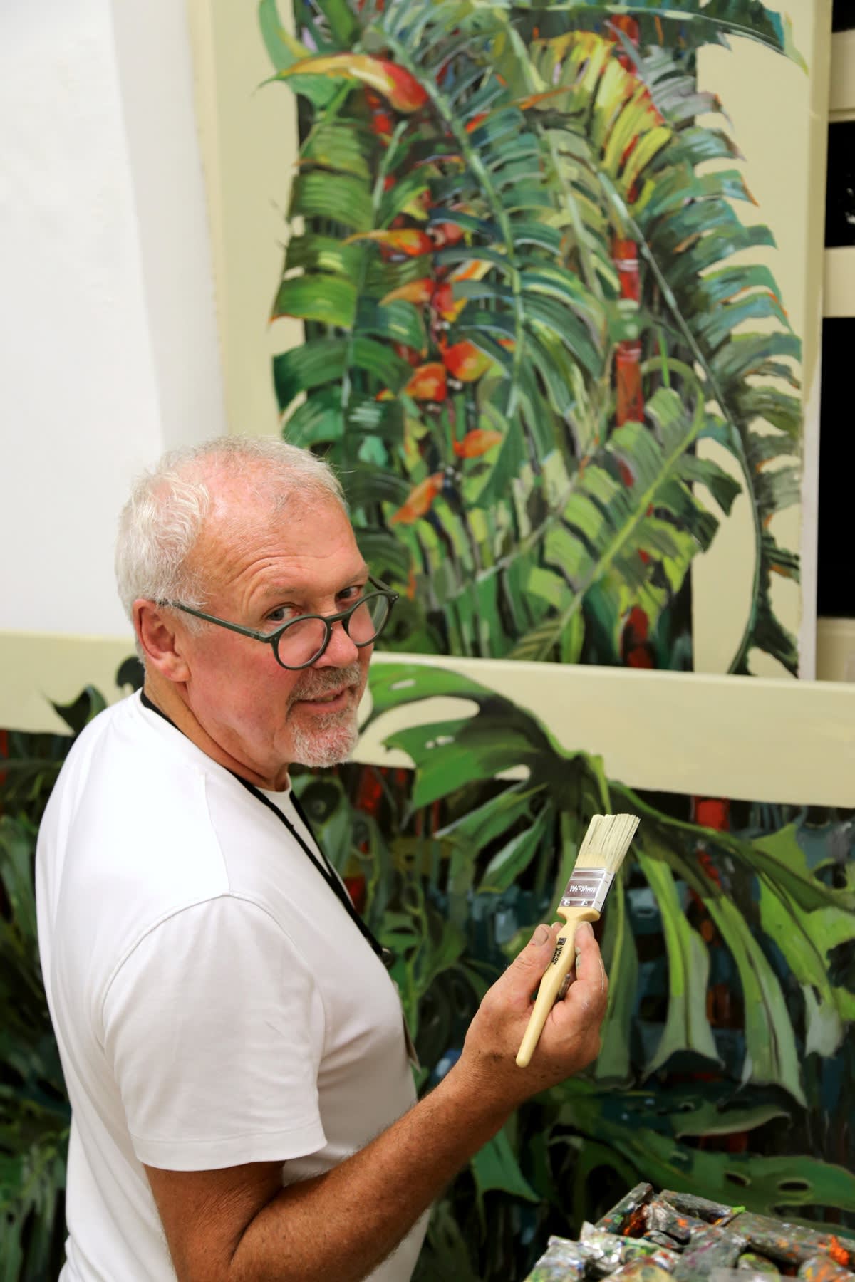 04 SEPTEMBER 2019 SINGAPORE BOTANIC GARDENS Eve of the Botanical Fusion exhibition Finishing touches photo: Agata Byrne