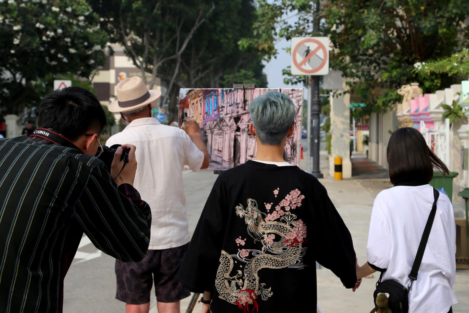 22 SEPTEMBER 2019 KOON SENG ROAD, SINGAPORE Colourful Peranakan Shophouses photo: Agata Byrne