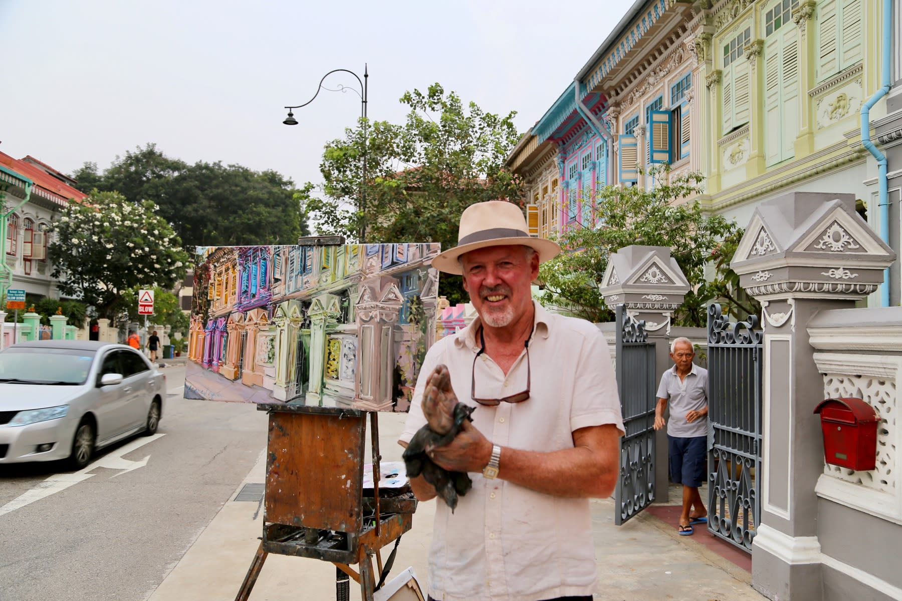 22 SEPTEMBER 2019 KOON SENG ROAD, SINGAPORE Colourful Peranakan Shophouses photo: Agata Byrne