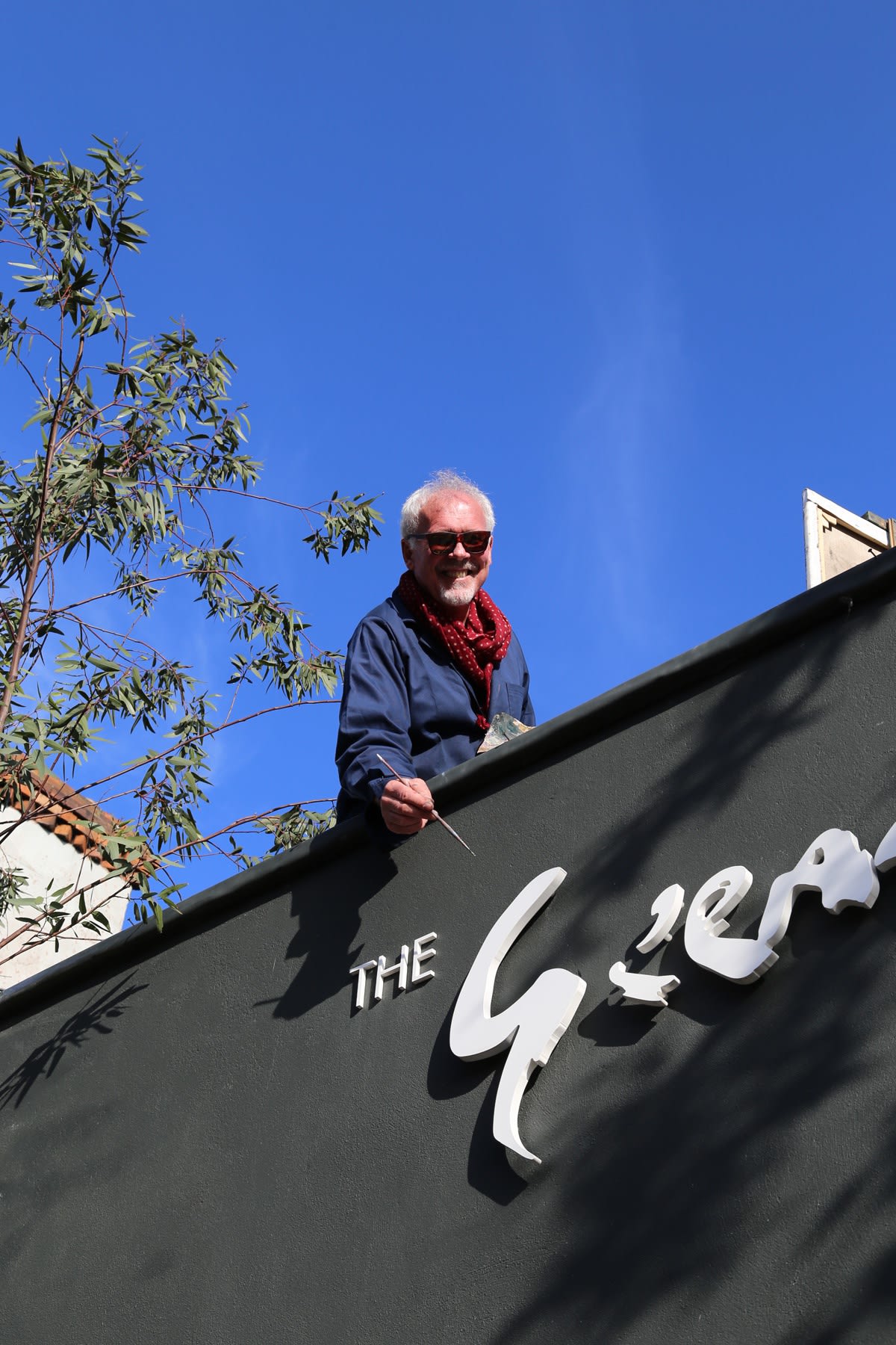 08 APRIL 2020 THE GERARD BYRNE STUDIO, RANELAGH, DUBLIN Gallery Rooftop photo: Agata Byrne