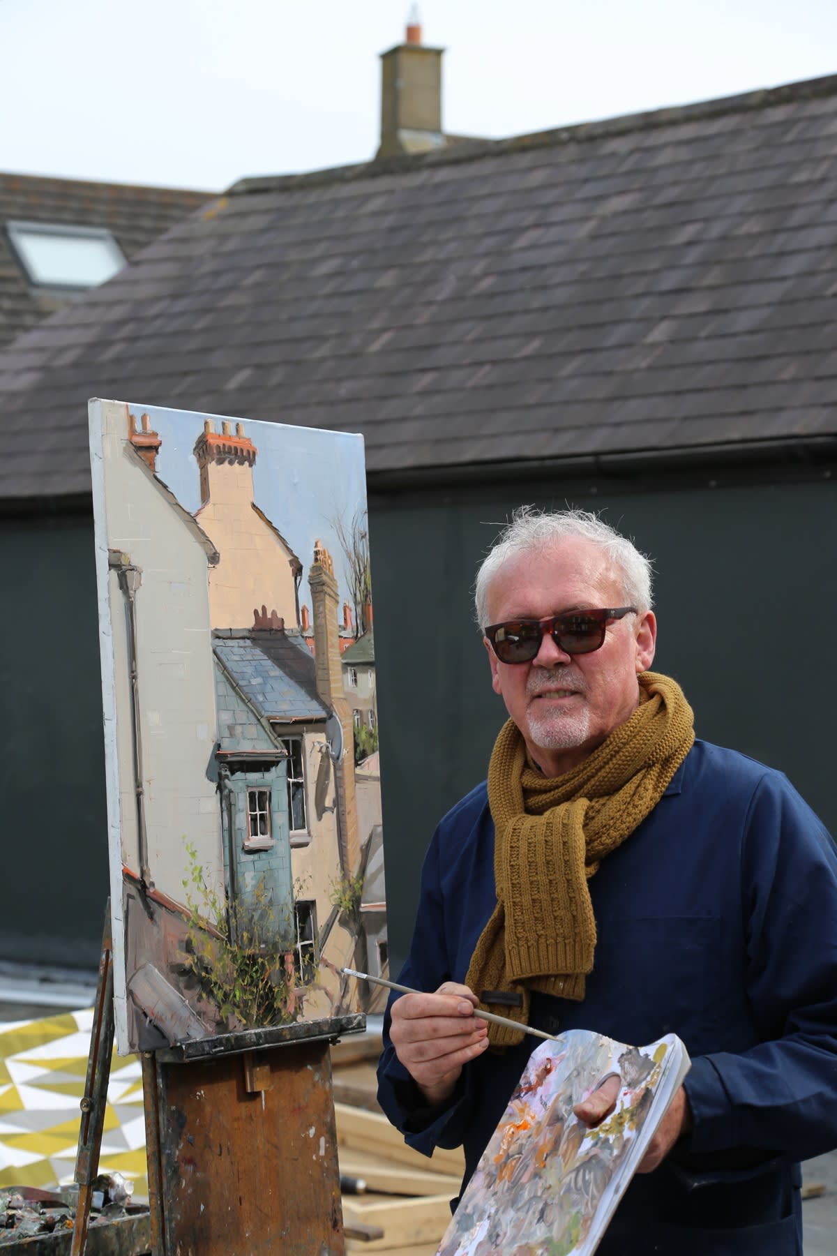 09 APRIL 2020 THE GERARD BYRNE STUDIO, RANELAGH, DUBLIN Gallery Rooftop We Are All in this Together photo: Agata Byrne