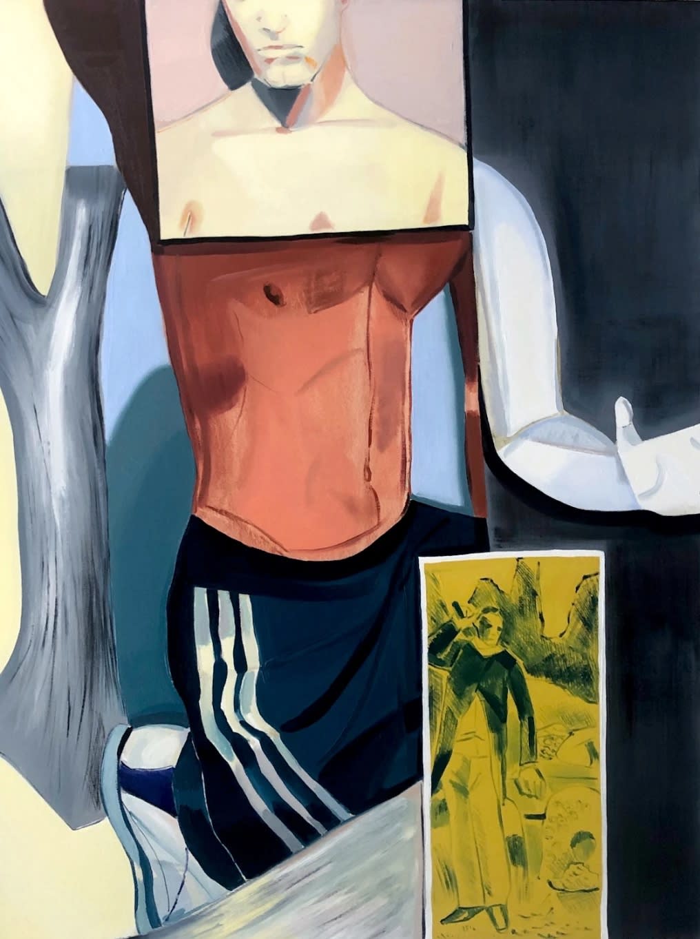 Logan T. Sibrel On Yr Knees, 2020 Oil on canvas 101.6 x 76.2 cm (40 x 30 in)