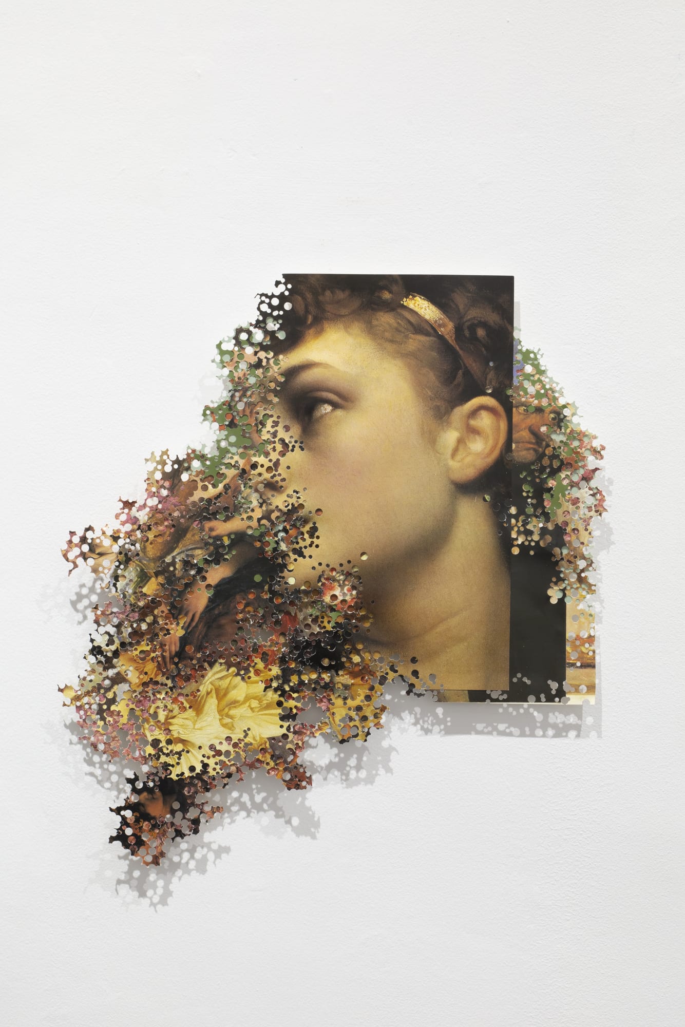 Ángel Marcano La Antígona, 2023 Collage on paper 43 x 46 cm 16 7/8 x 18 1/8 in