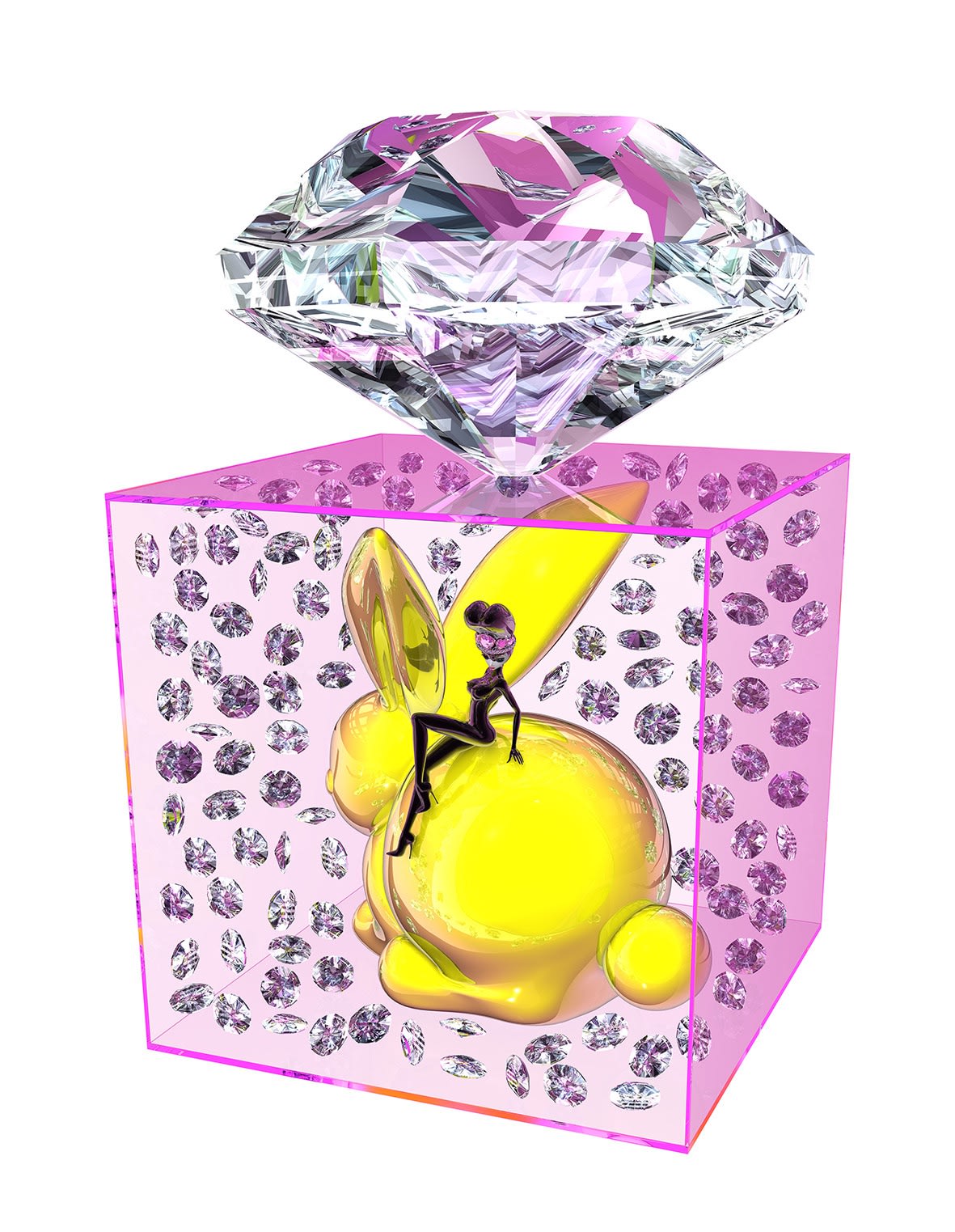 Lucid Dream, Black Rose, Glass Box