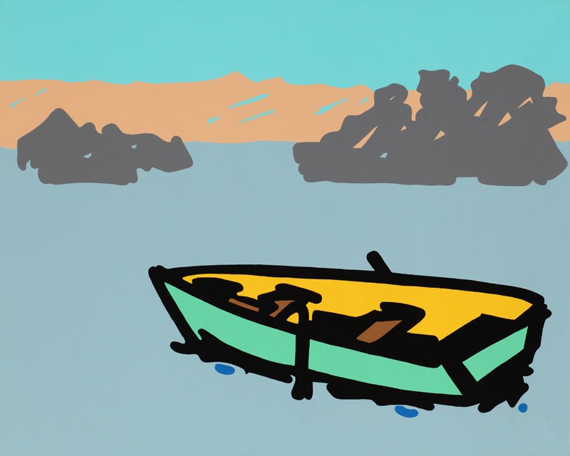 Boris Matrosov. "The Boat", 80х100, canvas, acryl, 2012 г