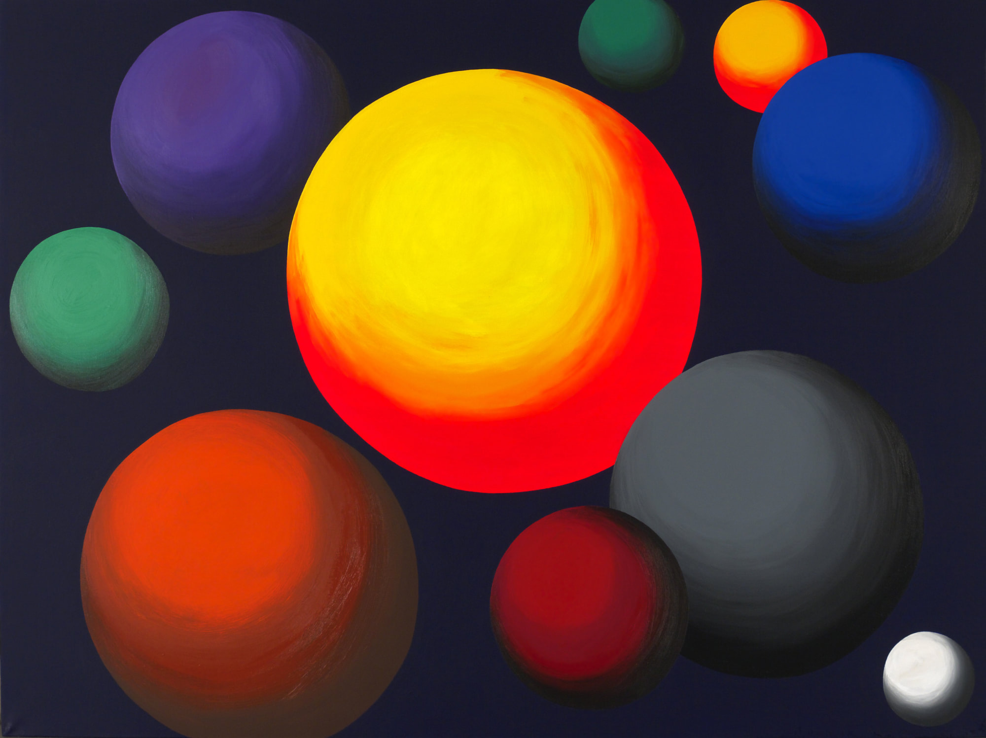 OLEG KHVOSTOV Солнечная система, 2015 холст, акрил 150 х 200 см Solar System canvas, acrylic