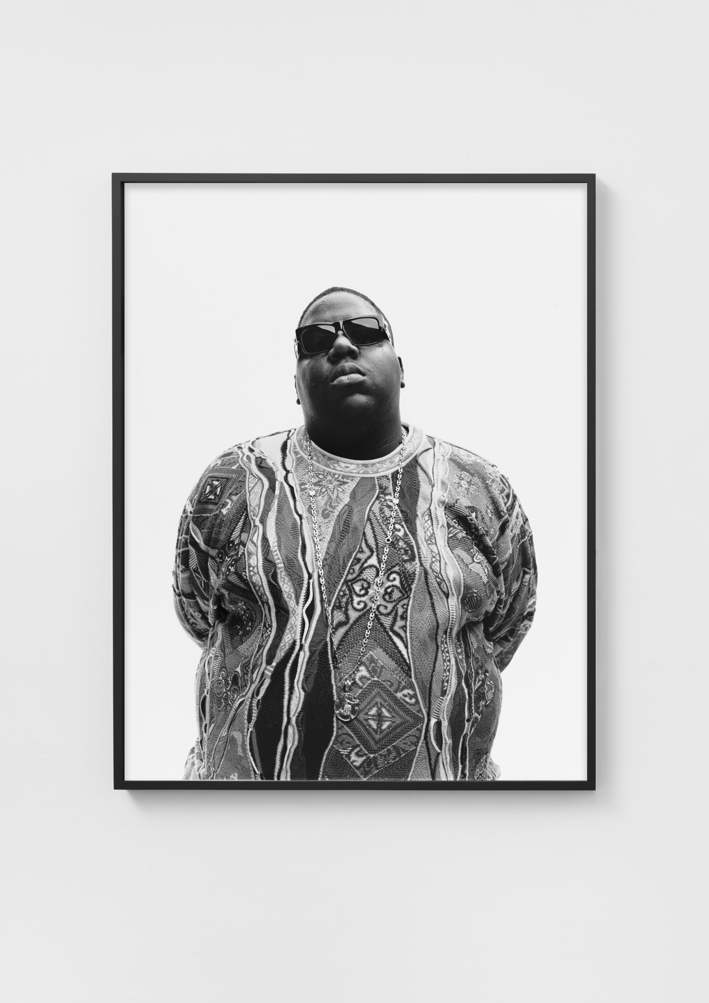 Christopher Wallace (Biggie), 1996 (II) Gelatin Silver print mounted on aluminum, maple frame, museum glass 59 x 46 cm 23 1/4 x 18 1/8 in Edition 4/10 plus 2 AP EUR 8.000 excluding taxes and shipping 127 x 100 cm 50 x 39 3/8 in Edition 4/10 + 2 AP EUR 20.000 excluding taxes and shipping