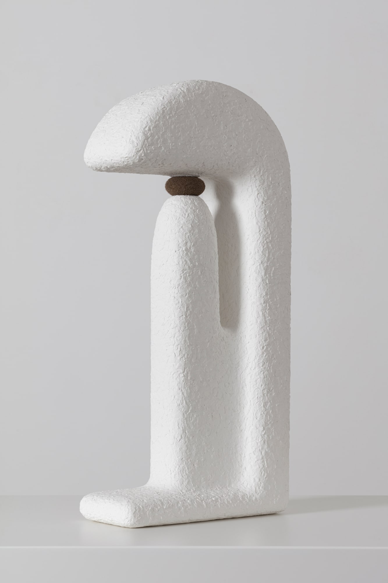 Tarros, 2019 Polysterene, fiberglass, stucco, posidonia 56 x 27 x 12 cm | 22 1/8 x 10 5/8 x 4 3/4 in