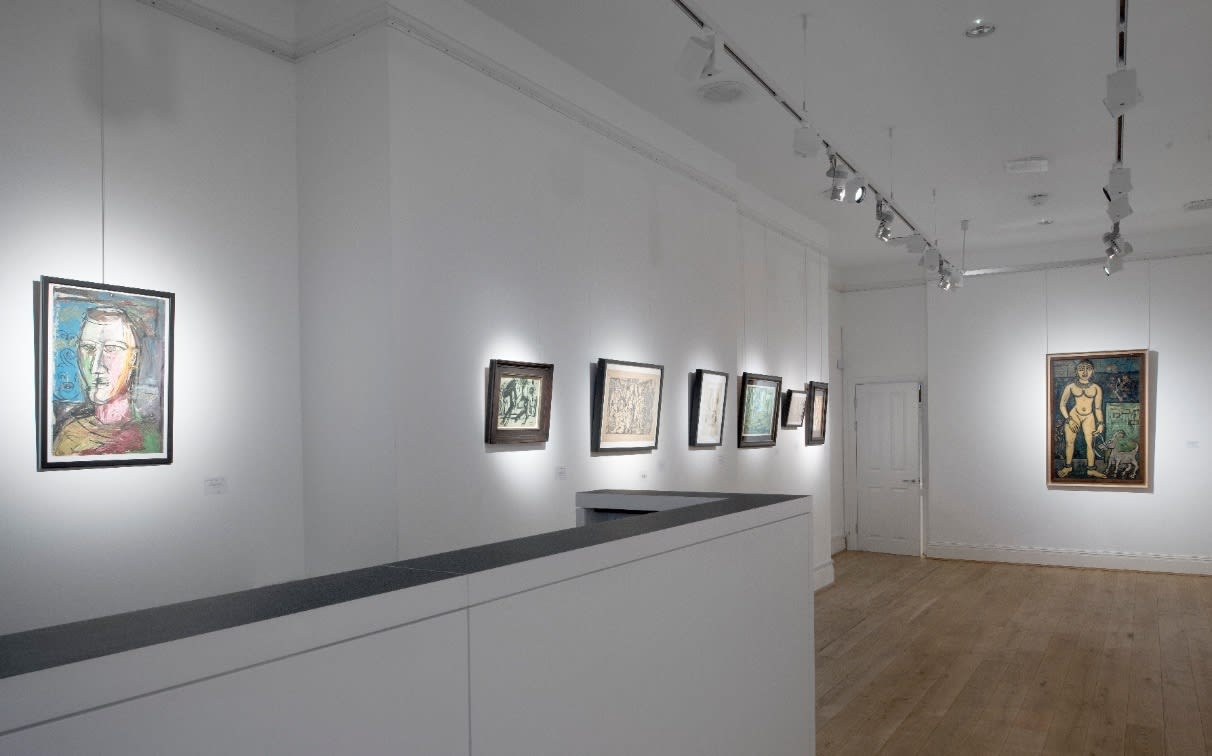 Souza in the 40s, Grosvenor Gallery, London