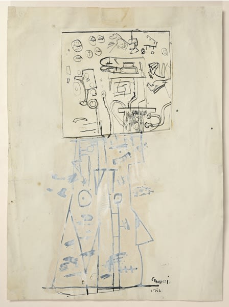 EDUARDO PAOLOZZI, STUDY FOR 10FT SCULPTURE, 1956