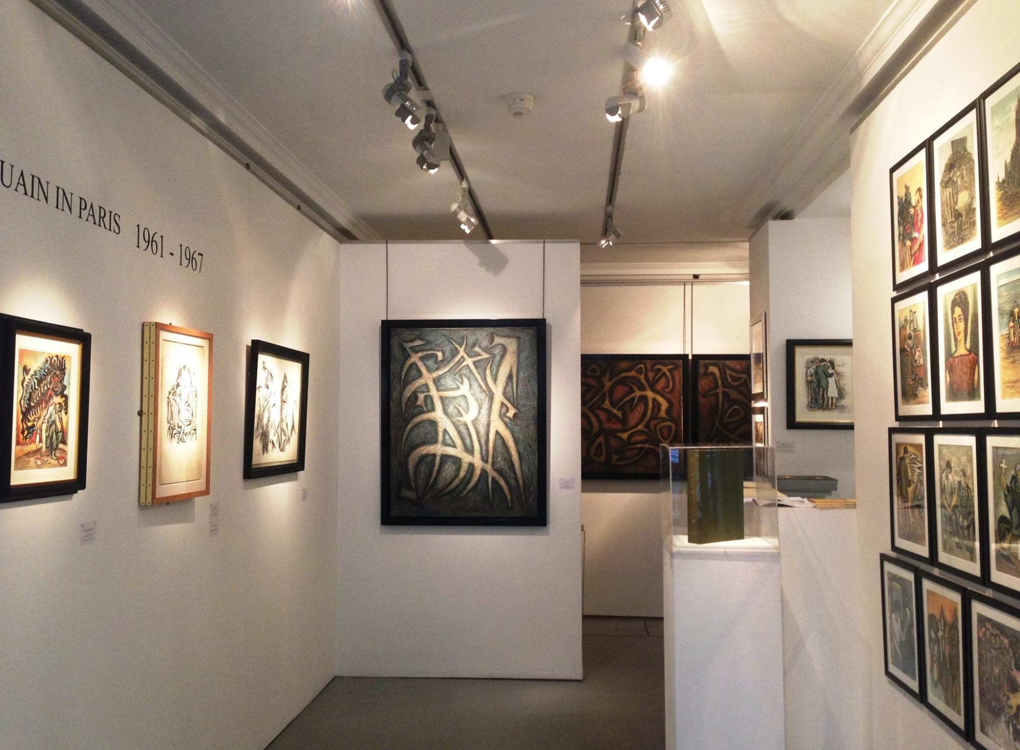 Sadequain in Paris, installation shot