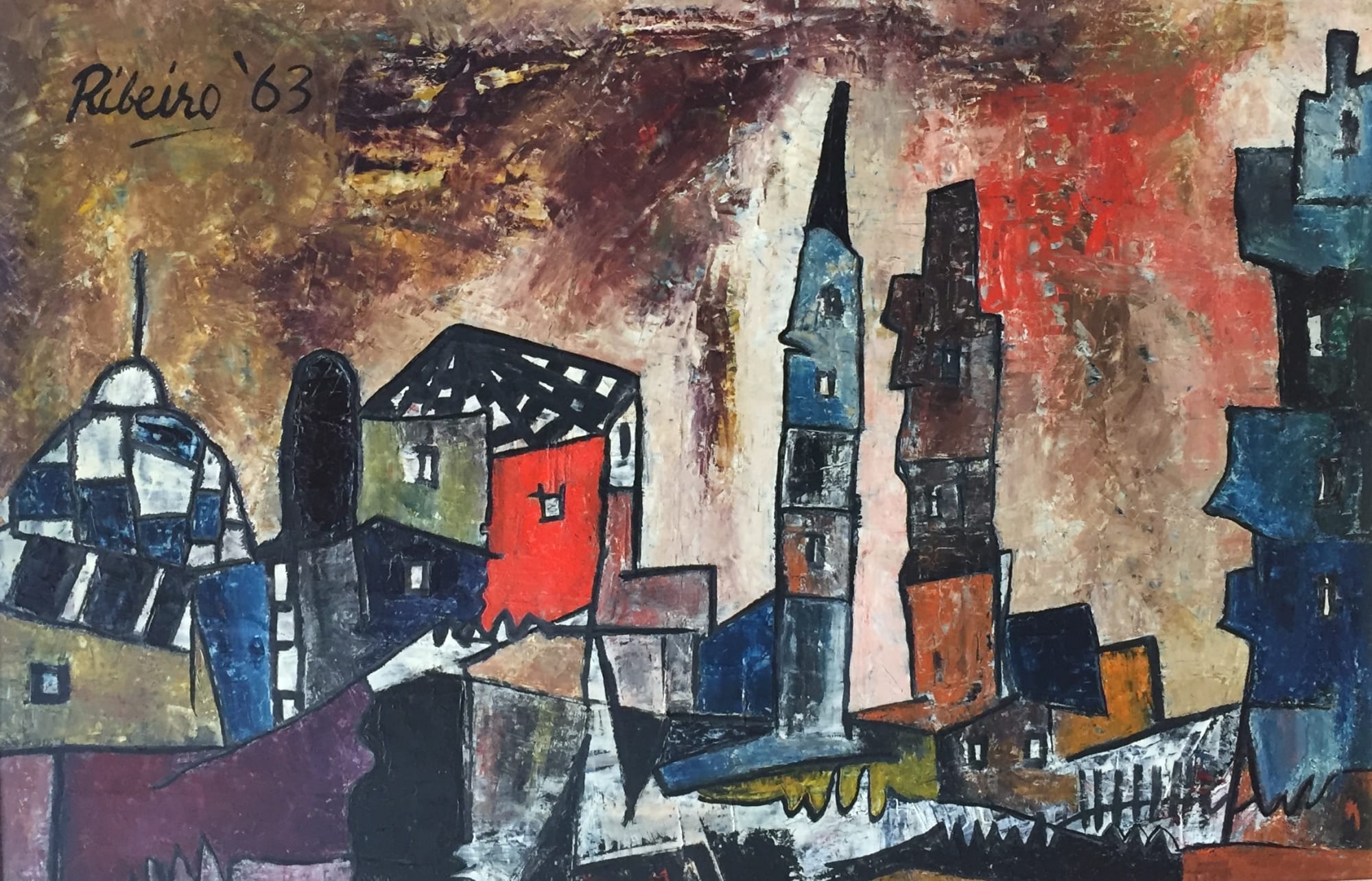 Lancelot Ribeiro, The City I, 1963
