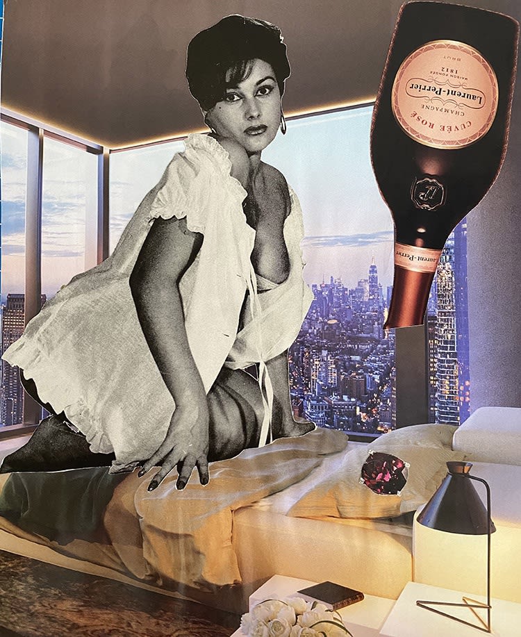 Come To Me, (2024), collage, Angela Frances