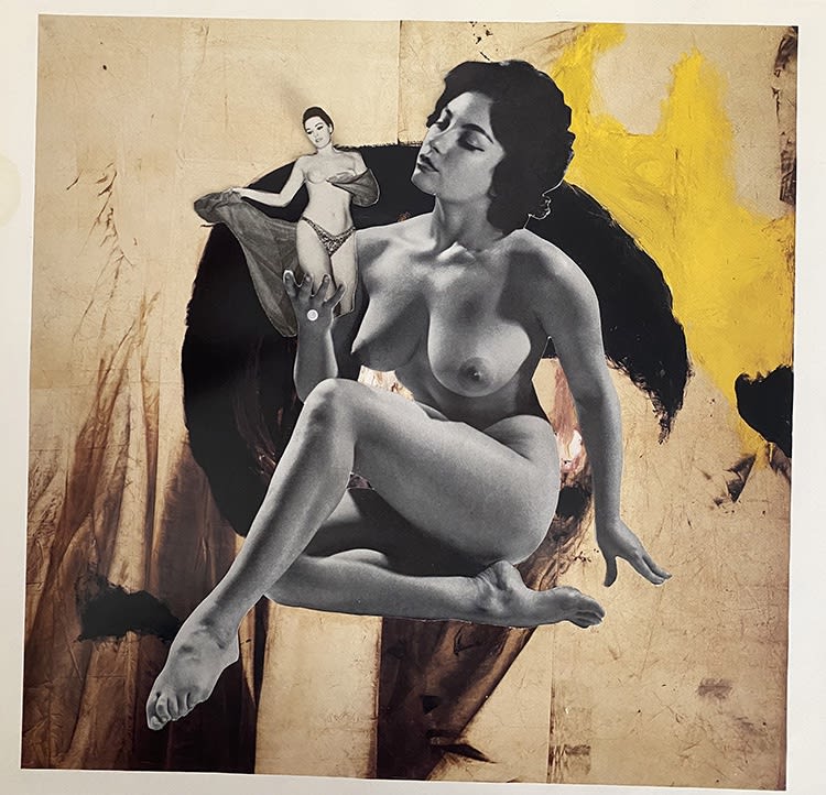 Dancing (2024) collage, Angela Frances