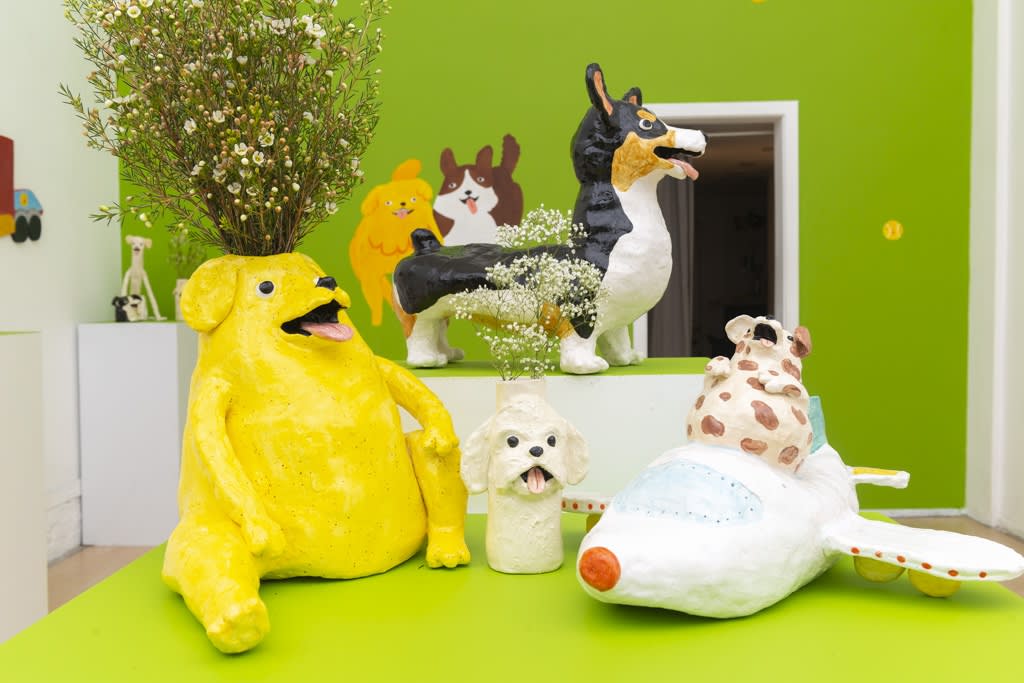 Katie Kimmel "Dog Park" installation view