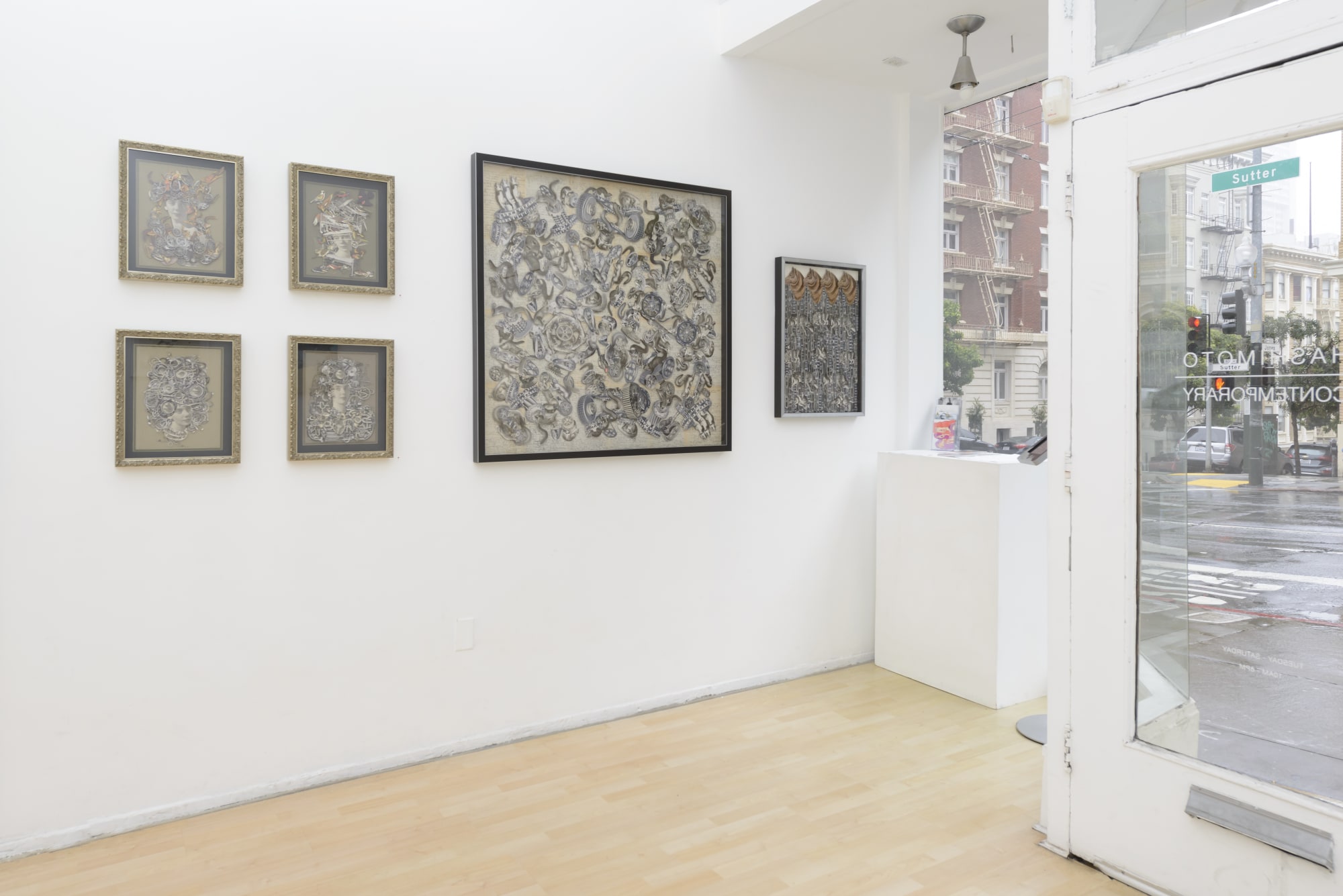 Lizzie Gill and Hope Kroll "Fragmented Memories" installation view
