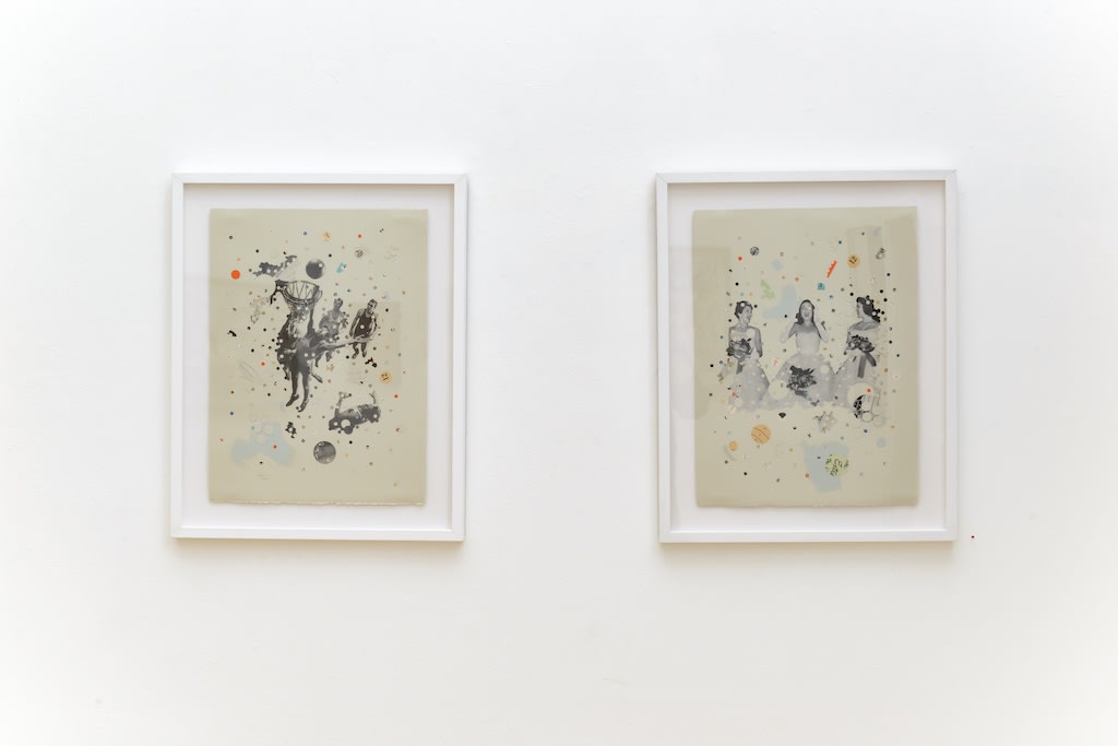 Lizzie Gill and Hope Kroll "Fragmented Memories" installation view