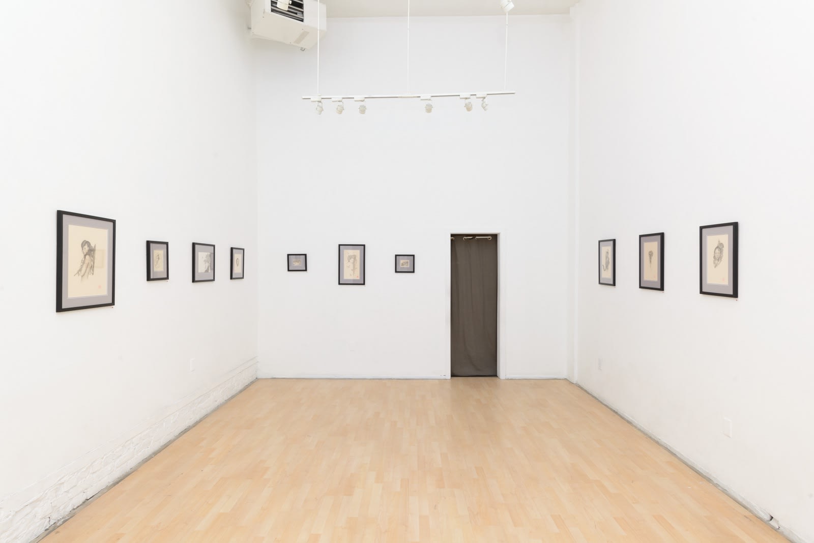 Installation view of artist Ozabu's solo exhibition Meguru at Hashimoto Contemporary, San Francisco.
