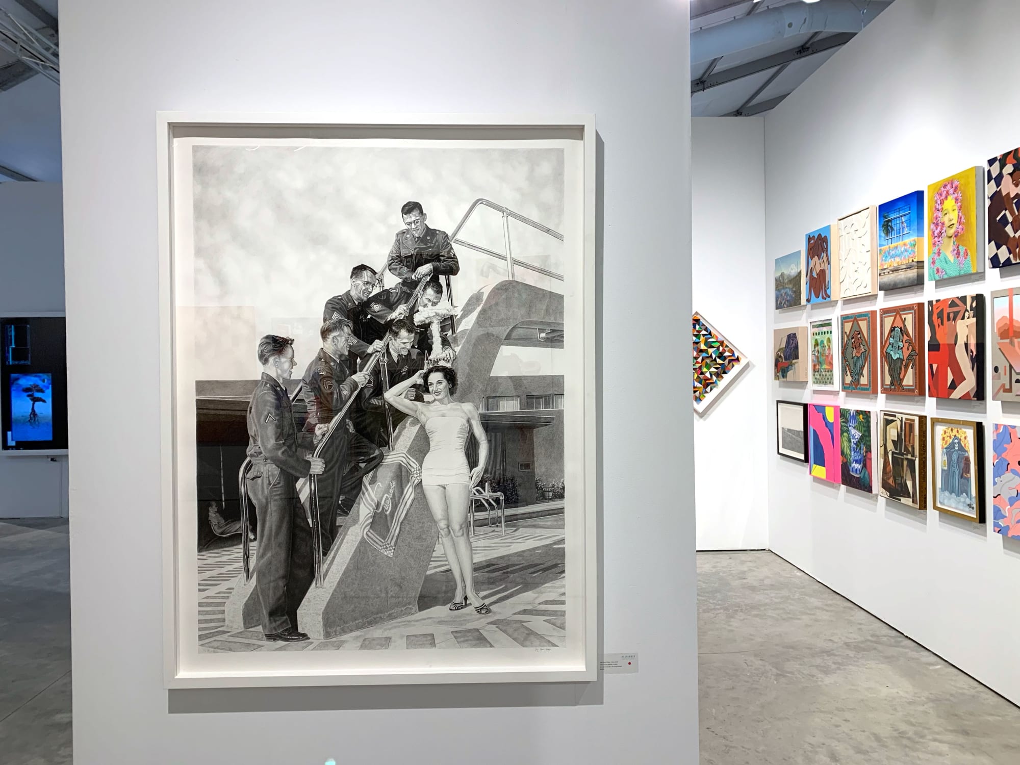 Hashimoto Contemporary booth at CONTEXT Art Miami