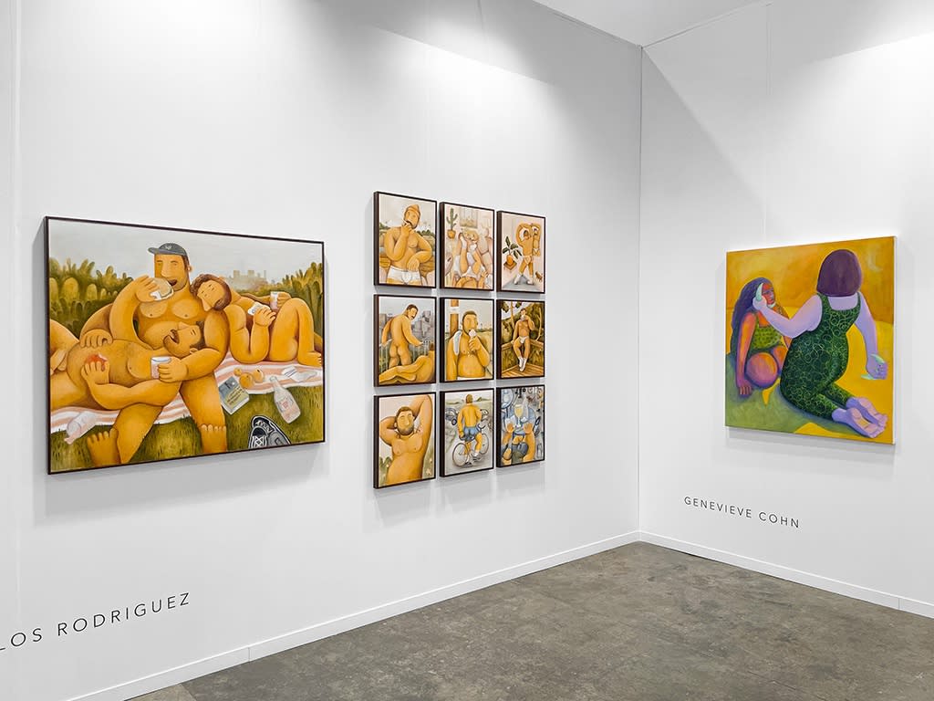 Installation shot of Zona Maco Art Fair Booth