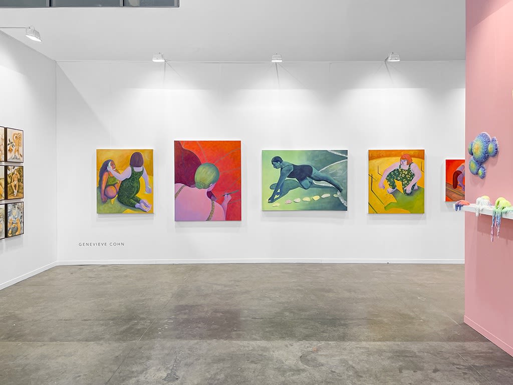 Installation shot of Zona Maco Art Fair Booth