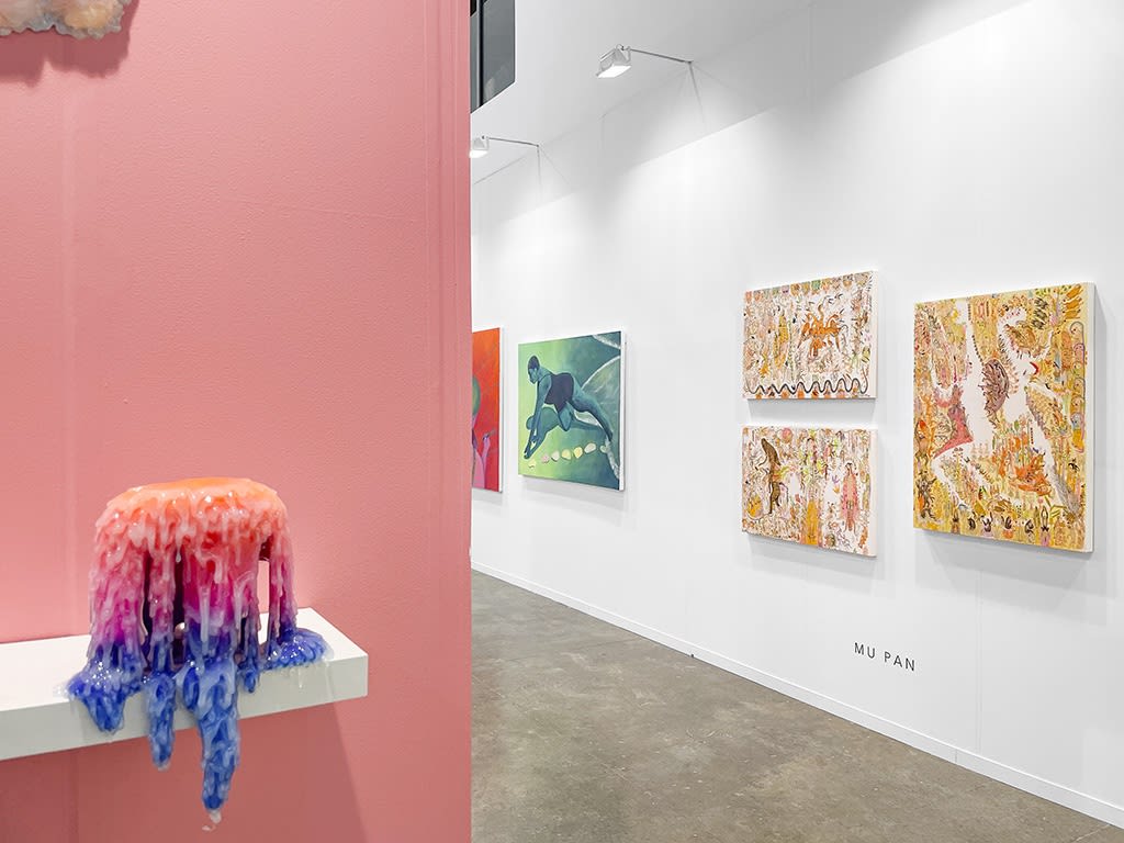 Installation shot of Zona Maco Art Fair Booth