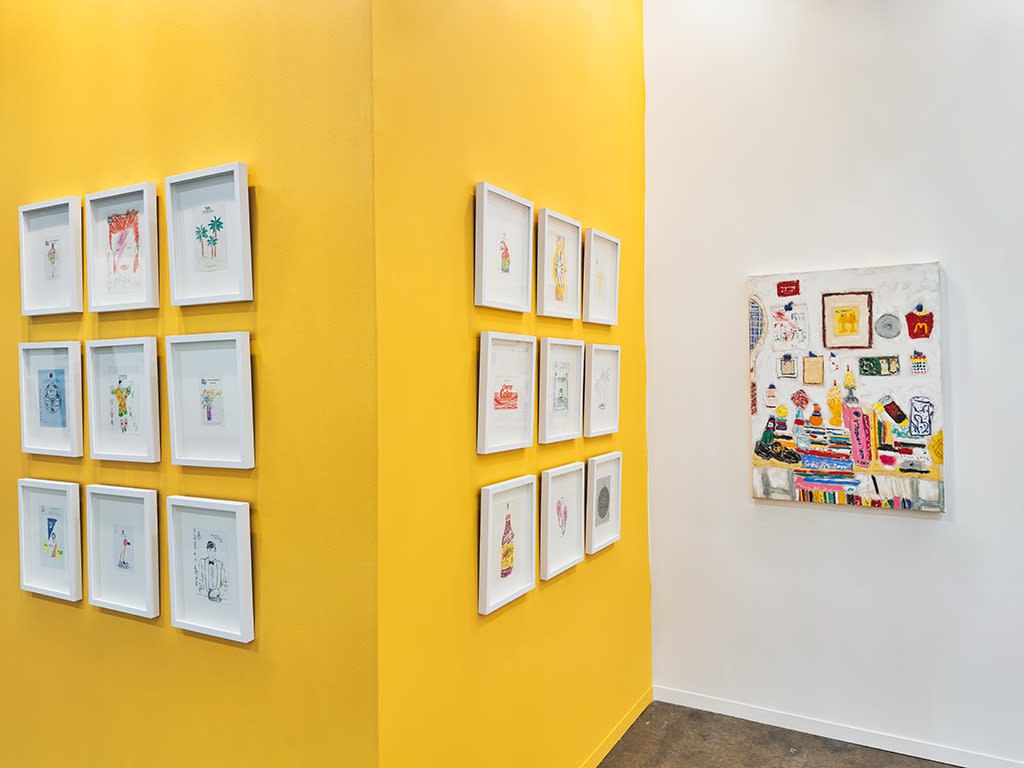 Installation view from Michael McGregor's solo presentation at Zona Maco 2025