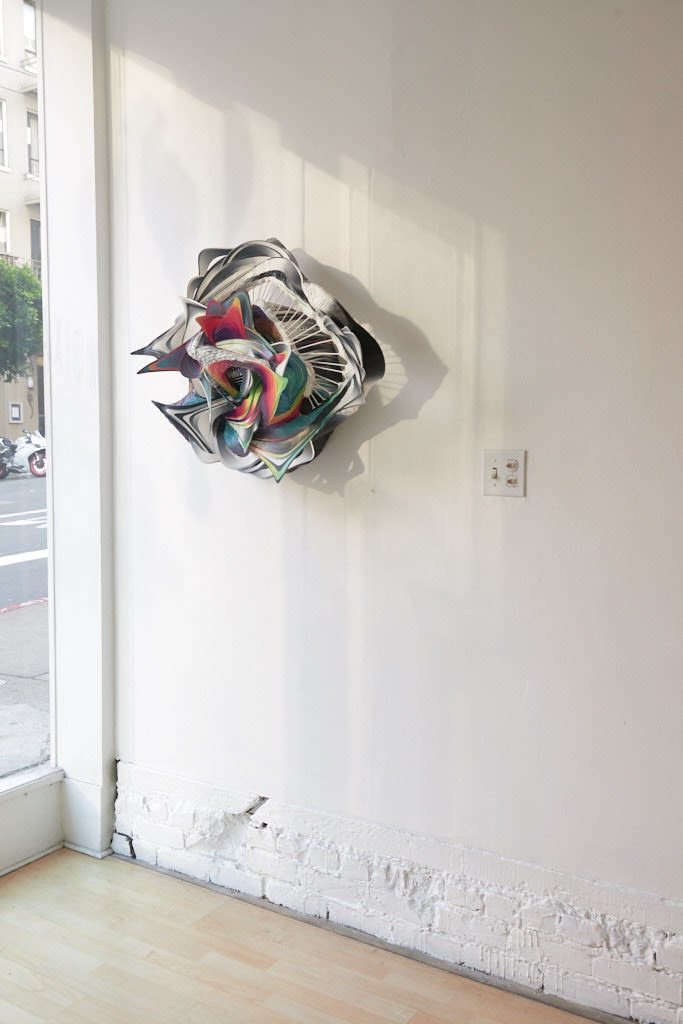 Installation image from Crystal Wagner's "Axiom" at Hashimoto Contemporary SF