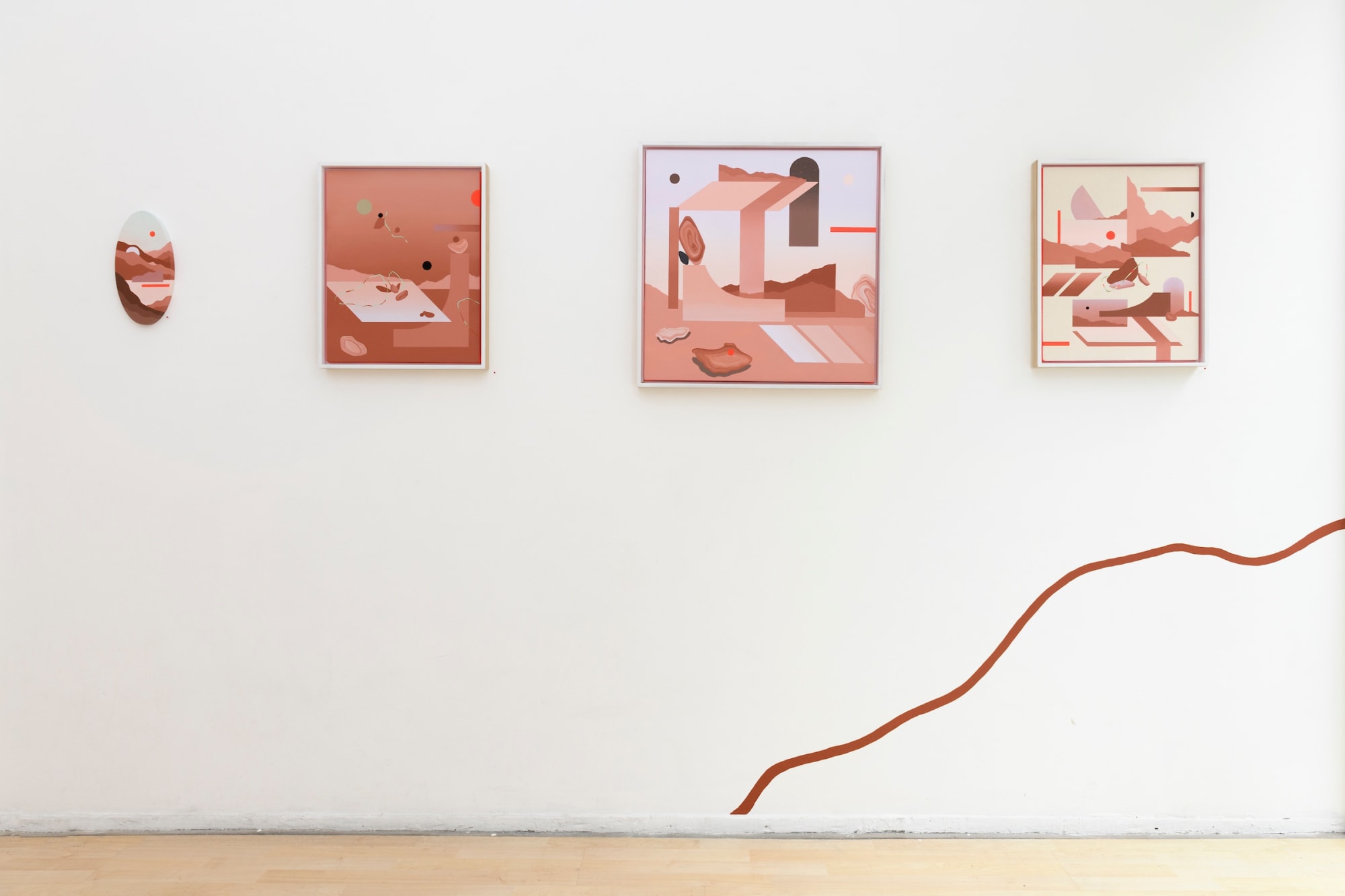 Madeleine Tonzi  "Life On Mars" installation image