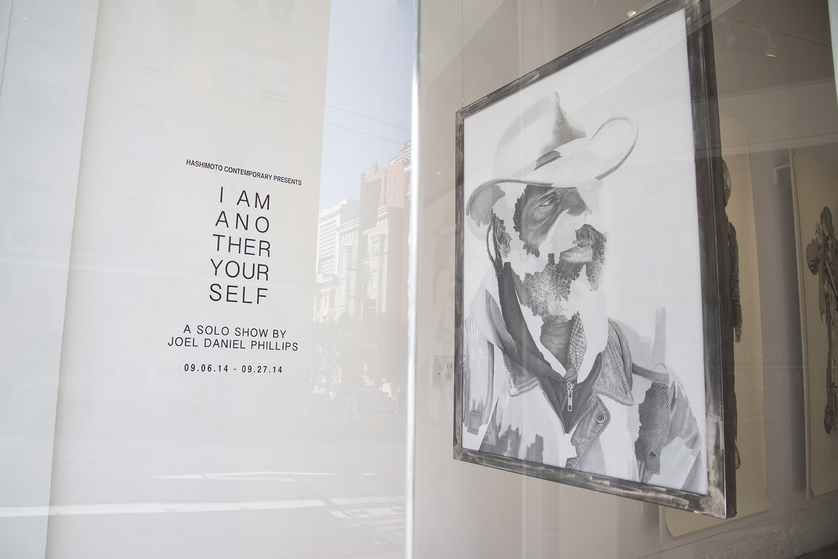 Installation image from Joel Daniel Phillips' solo exhibition "I Am Another Yourself"