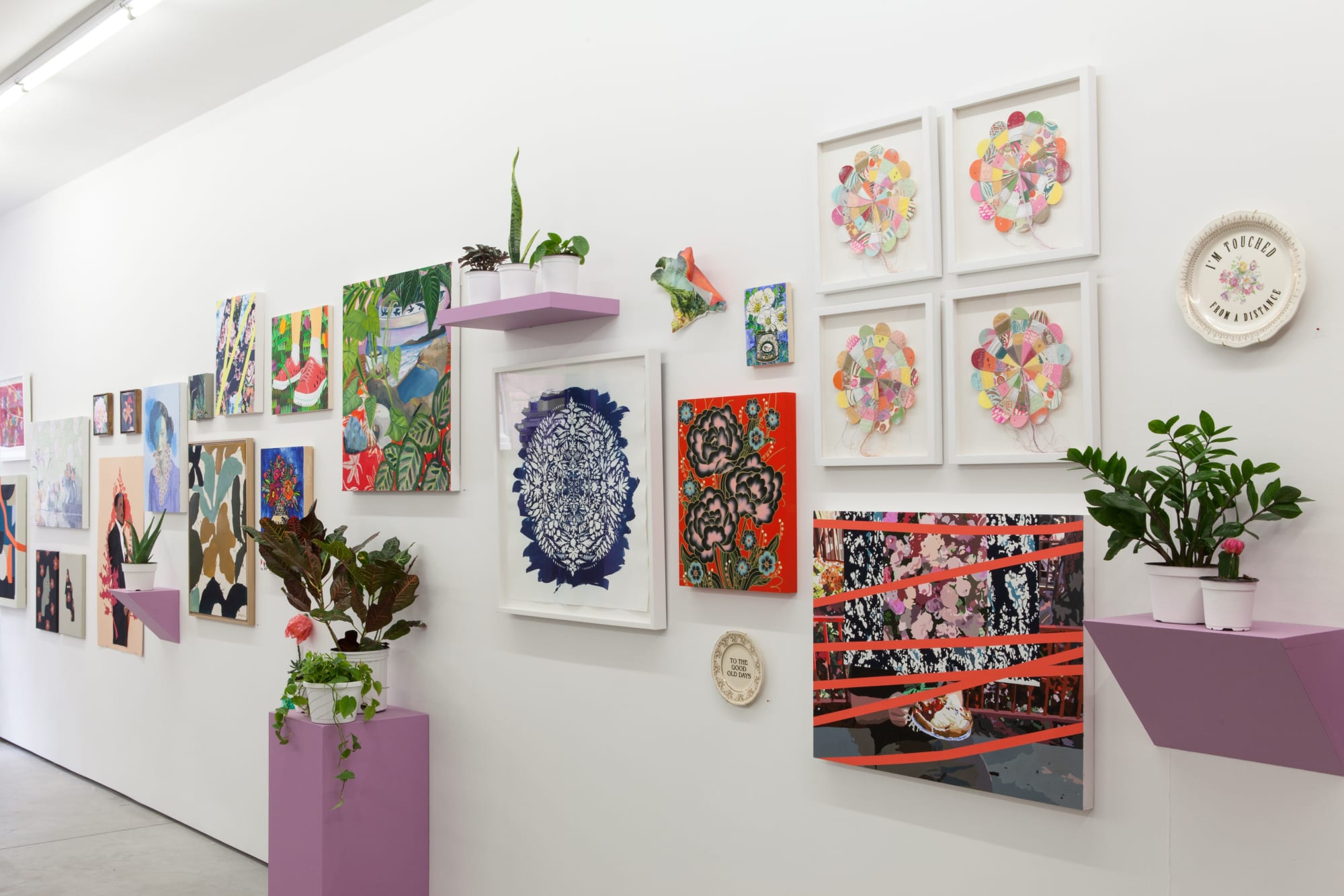 Installation image from "LUSH at Hashimoto Contemporary NYC