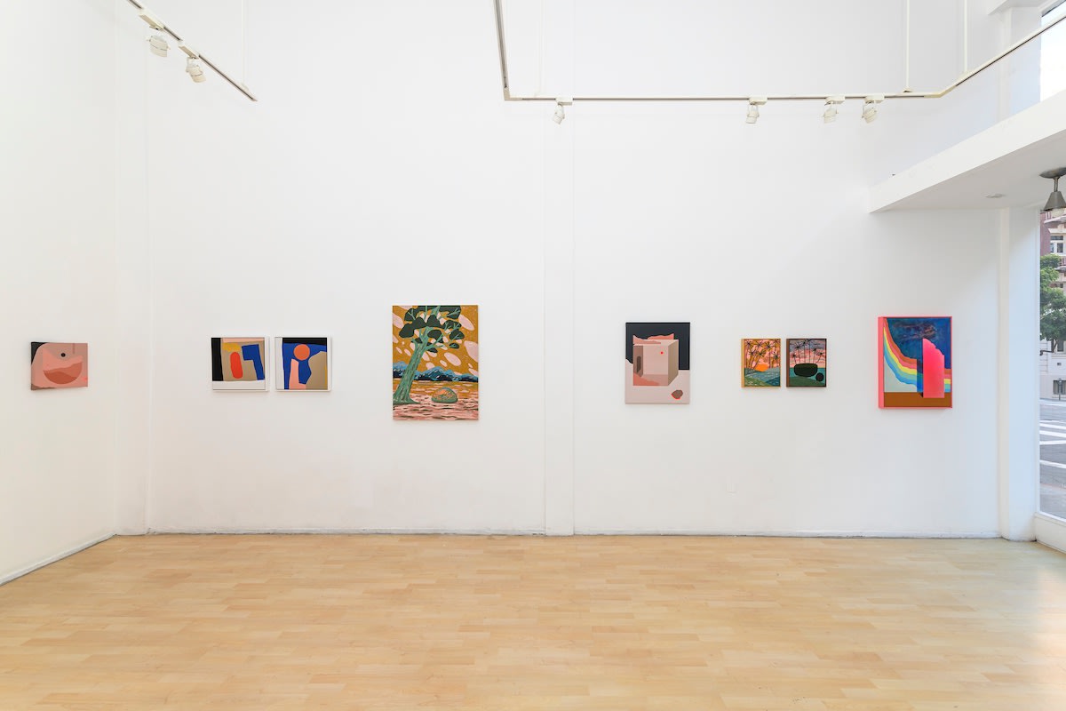 Installation image from the "In The Abstract" exhibition at Hashimoto Contemporary SF