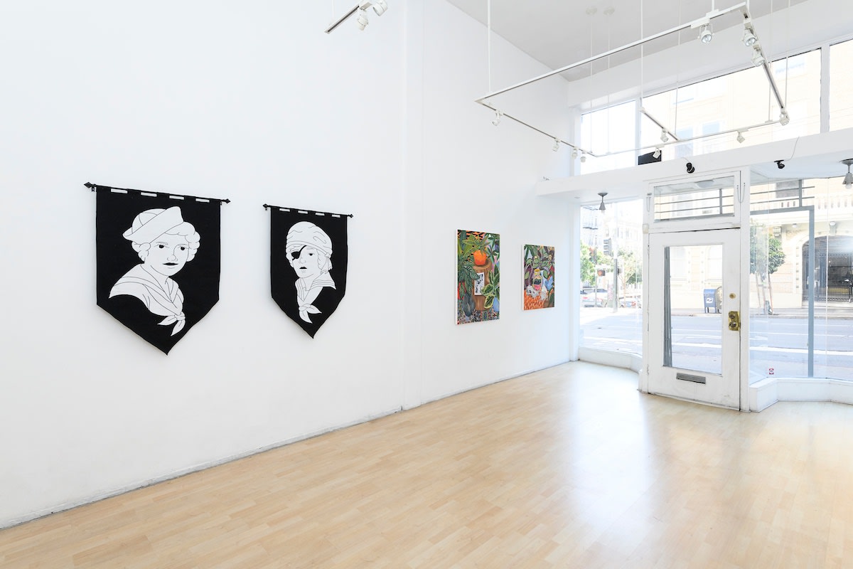 Installation image from the "4x8 Bridges" exhibition at Hashimoto Contemporary SF