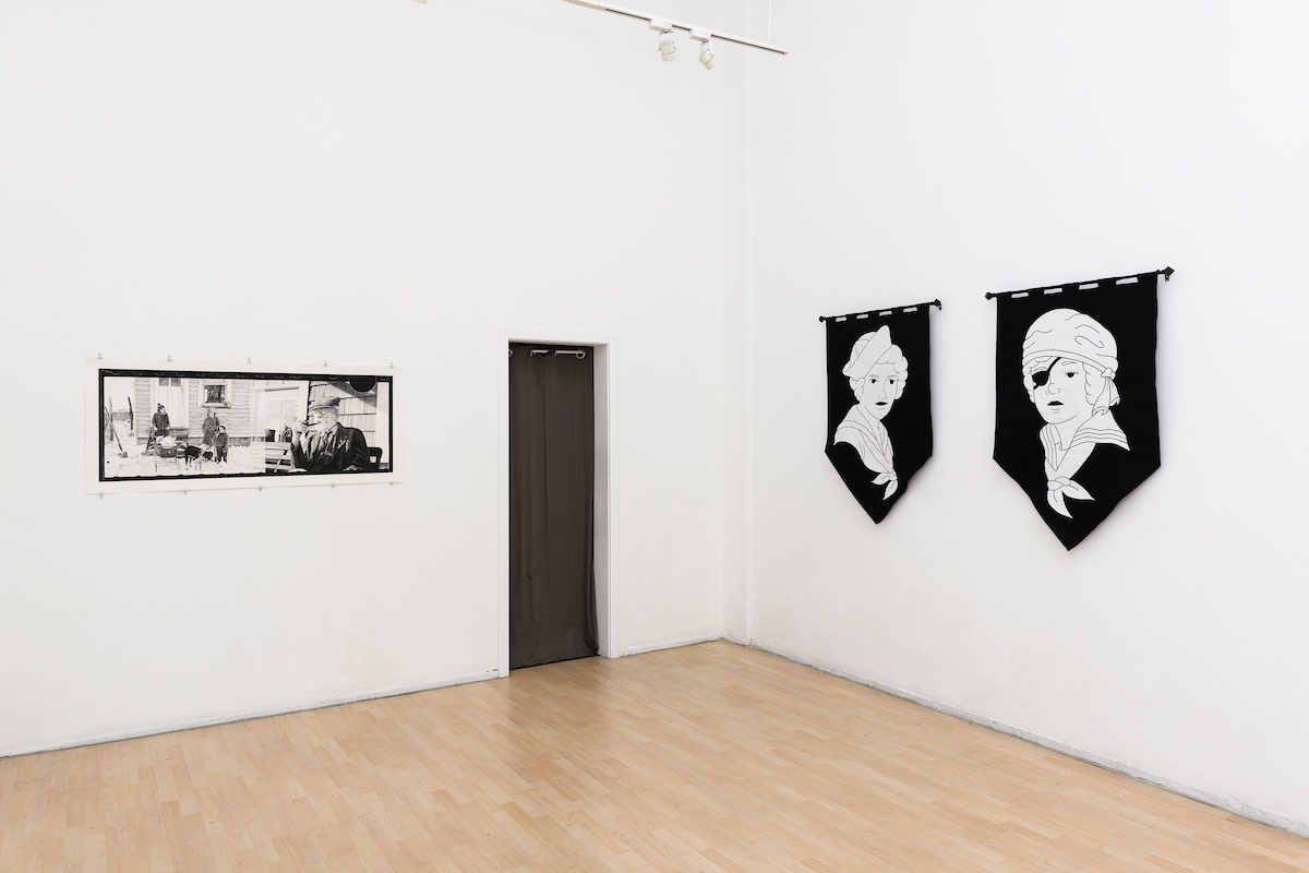 Installation image from the "4x8 Bridges" exhibition at Hashimoto Contemporary SF