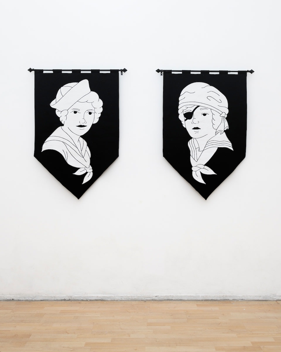 Installation image from the "4x8 Bridges" exhibition at Hashimoto Contemporary SF