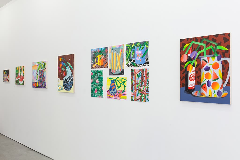 Installation image from Gabe Langholtz & Karen Lederers exhibition "Common Place" at Hashimoto Contemporary NYC