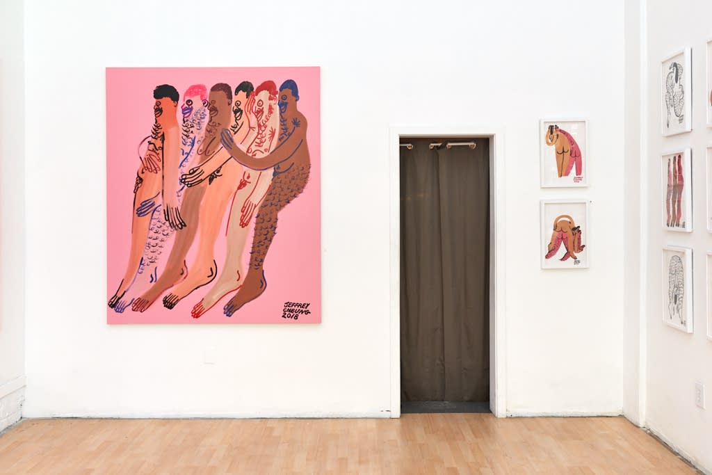 Installation image from Jeffery Cheung's "In Unity" at Hashimoto Contemporary SF