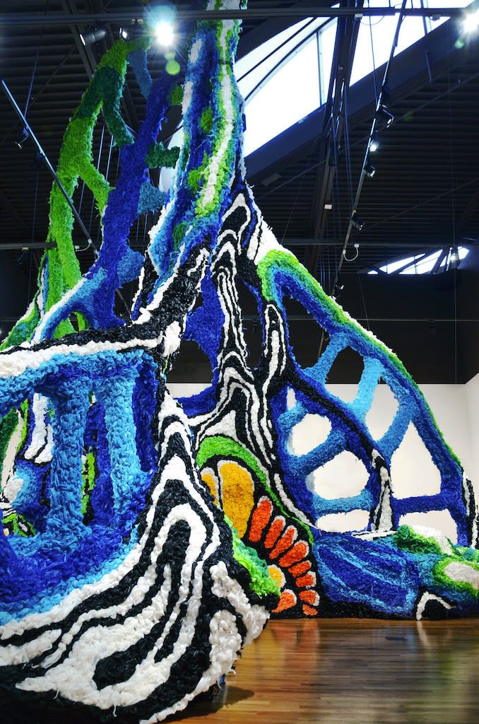 Detail of 'Sphere' installation by Crystal Wagner